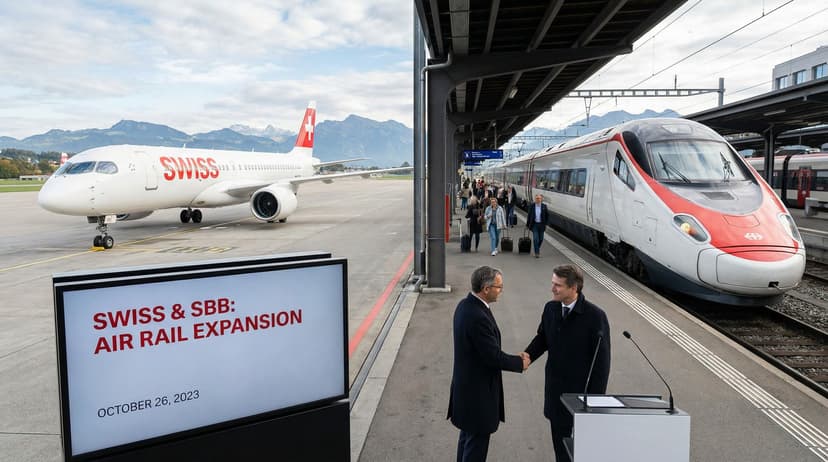 SWISS and SBB Launch New Combined Travel Routes