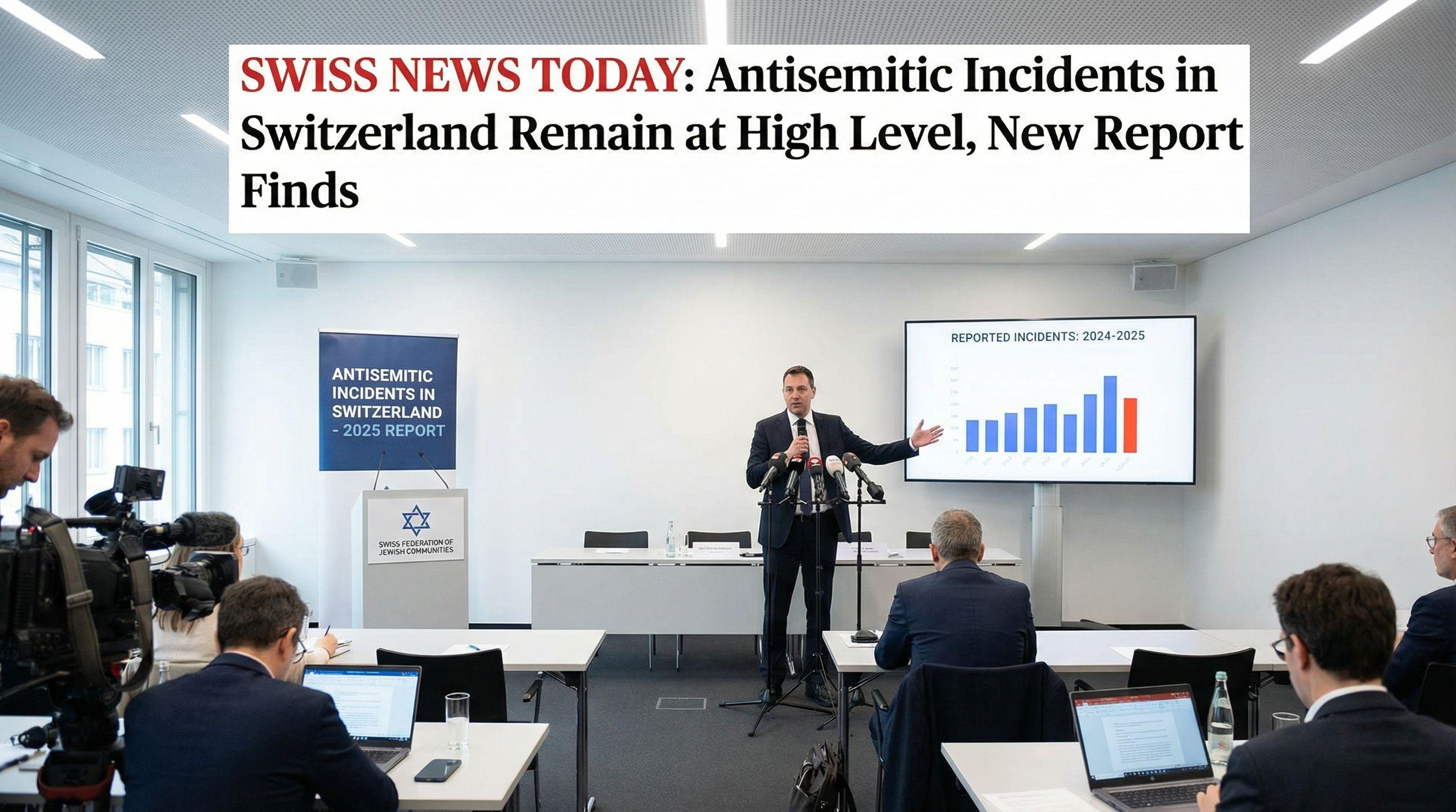 Antisemitic Incidents in Switzerland Remain at High Level, New Report Finds