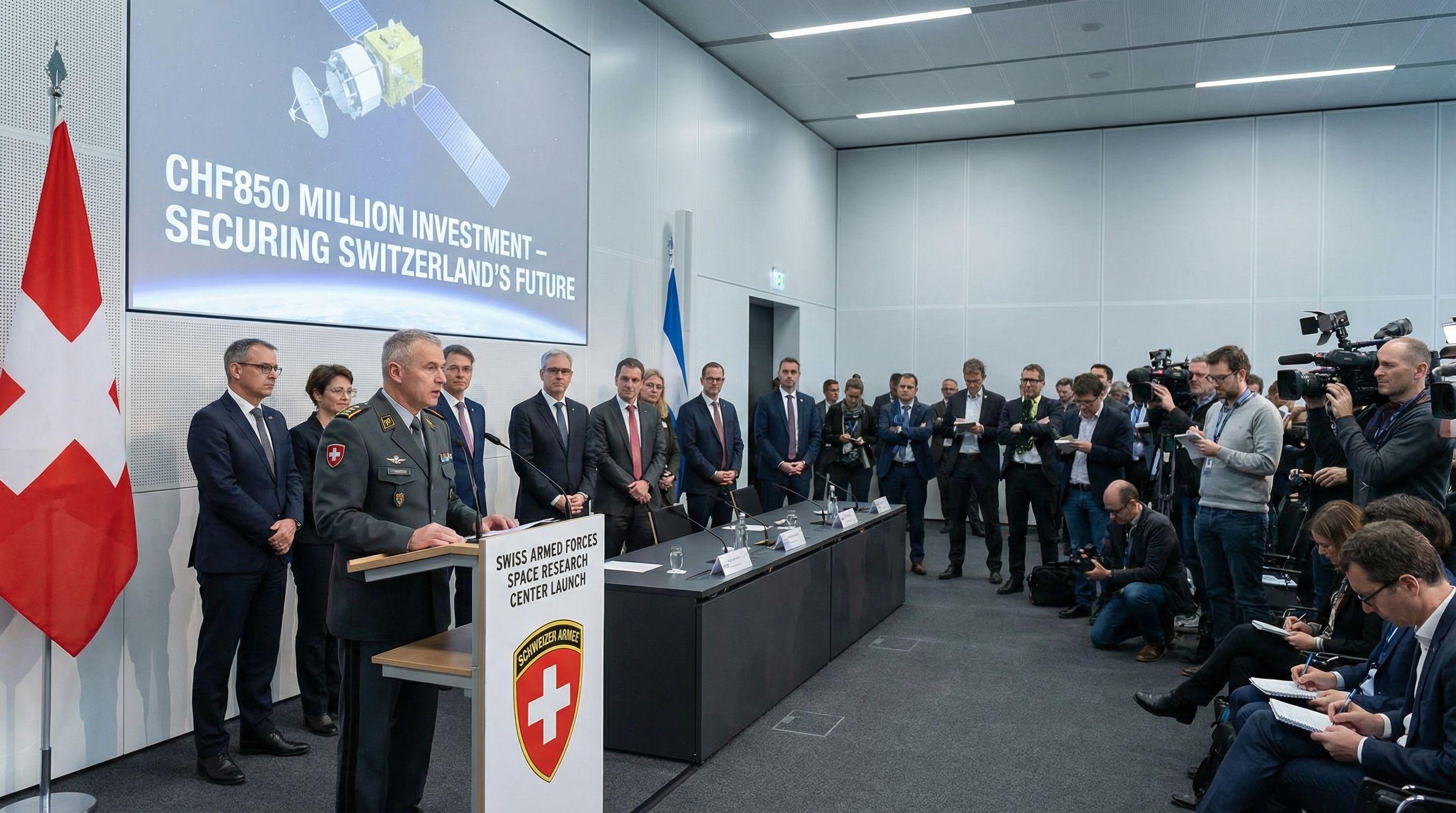 Swiss Armed Forces to Launch Space Research Center
