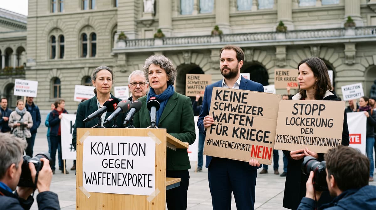 Coalition attacks proposed easing of Swiss arms-export rules