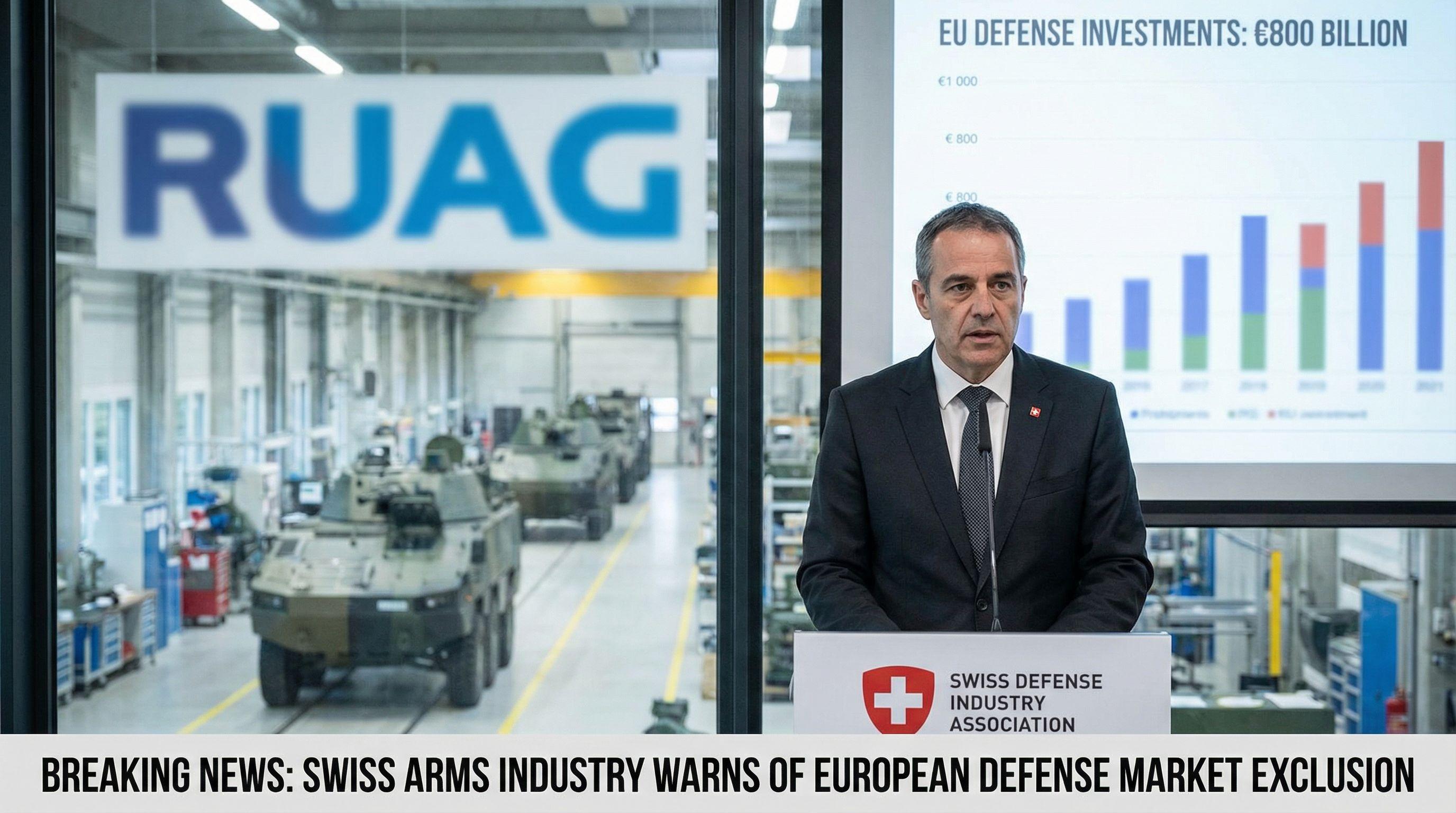 Swiss Arms Industry Warns of European Defense Market Exclusion