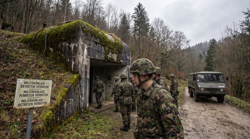 Amid Geopolitical Tensions, Swiss Army Considers Reopening Disused Bunkers