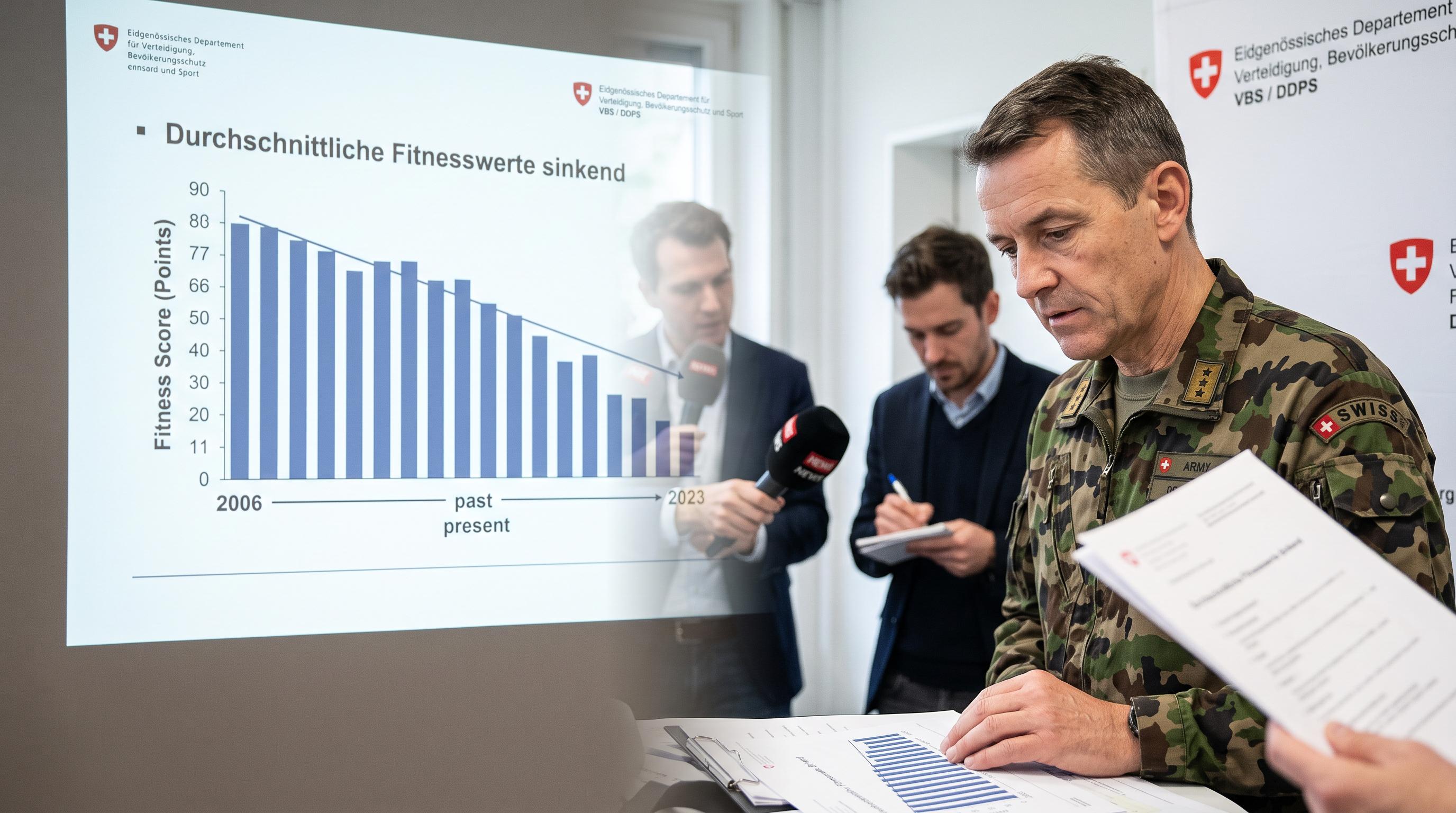 Swiss army fitness scores decline as recruits feel fitter than ever