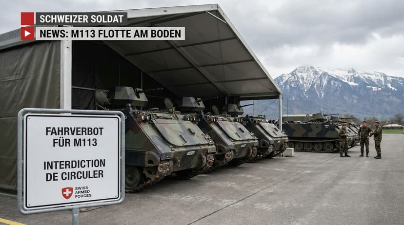 Entire Swiss Army M113 Fleet Grounded Over Critical Steering Fault