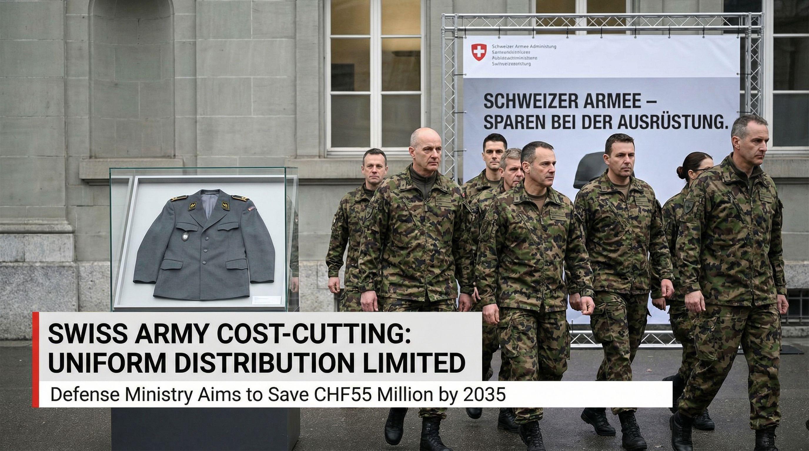 Swiss Army Implements Cost-Cutting Measures, Limits Dress Uniform Distribution