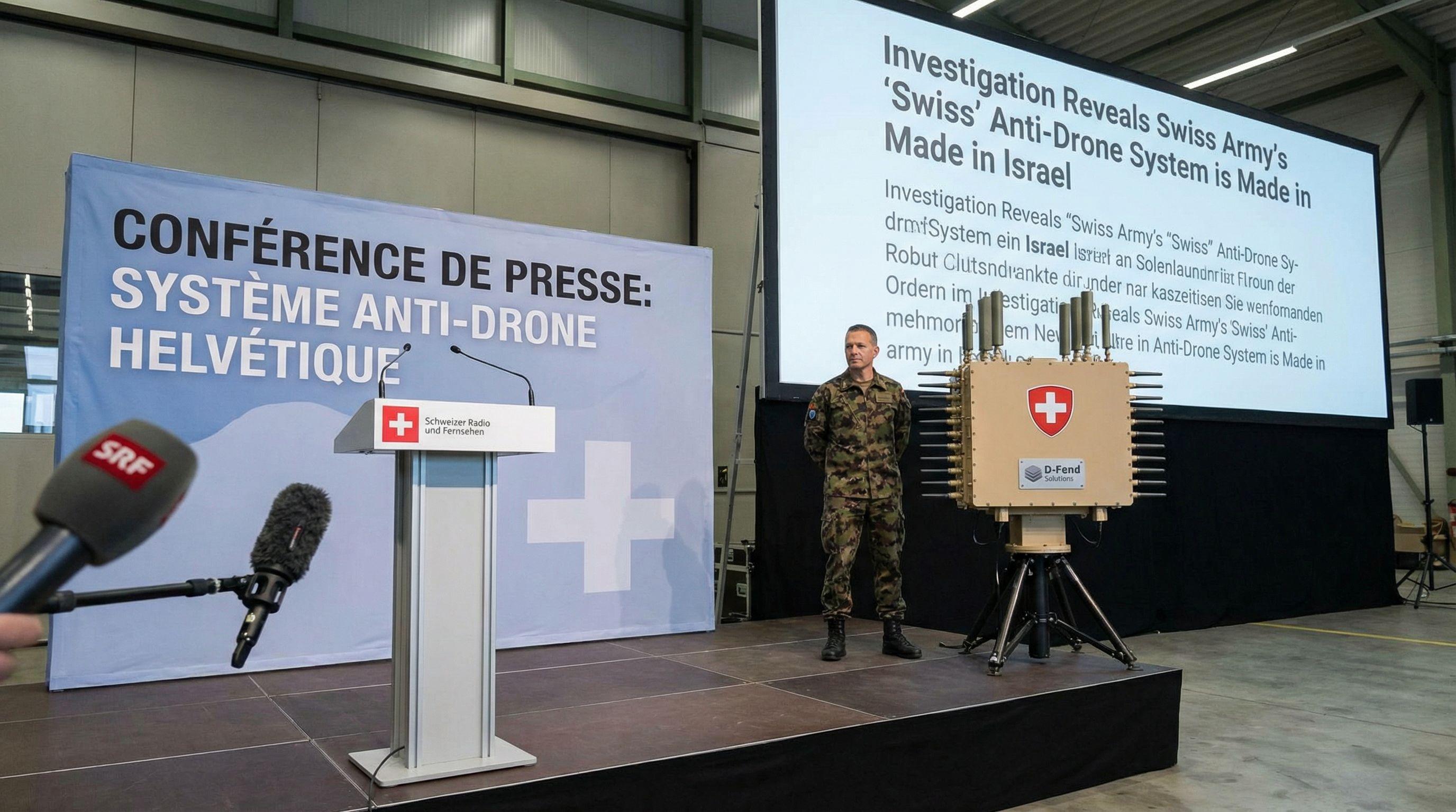 Investigation Reveals Swiss Army's 'Swiss' Anti-Drone System is Made in Israel