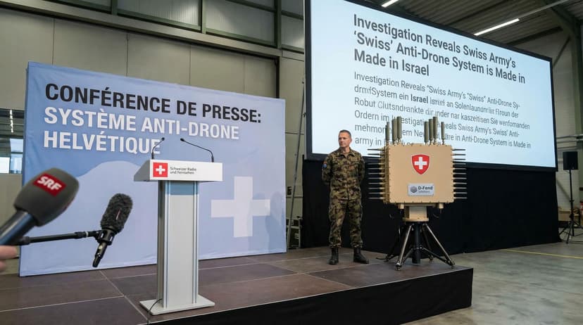 Investigation Reveals Swiss Army's 'Swiss' Anti-Drone System is Made in Israel