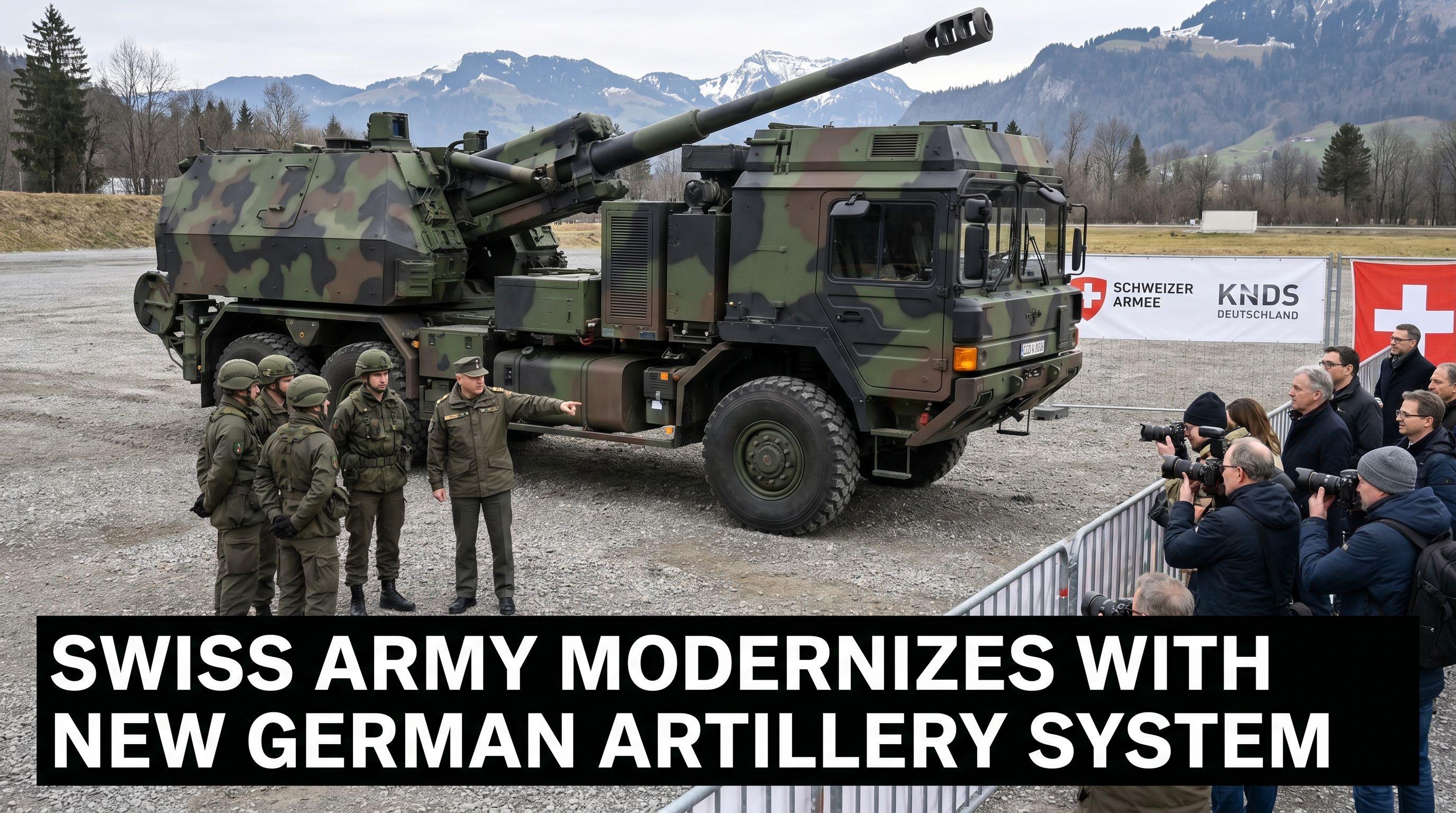 Swiss Army Modernizes with New German Artillery System