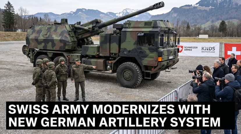 Swiss Army Modernizes with New German Artillery System