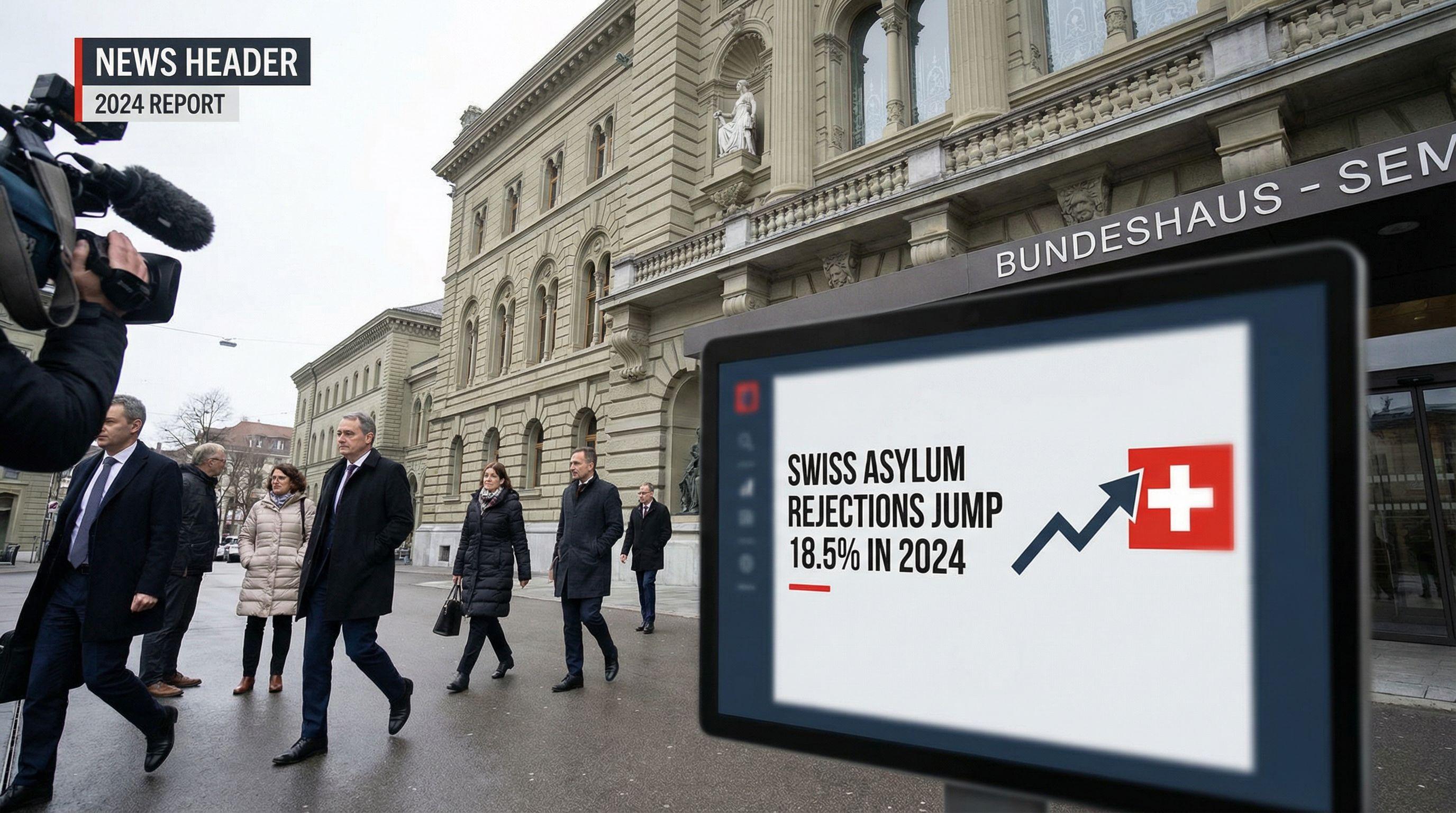 Swiss Asylum Rejections Jump 18.5% in 2024