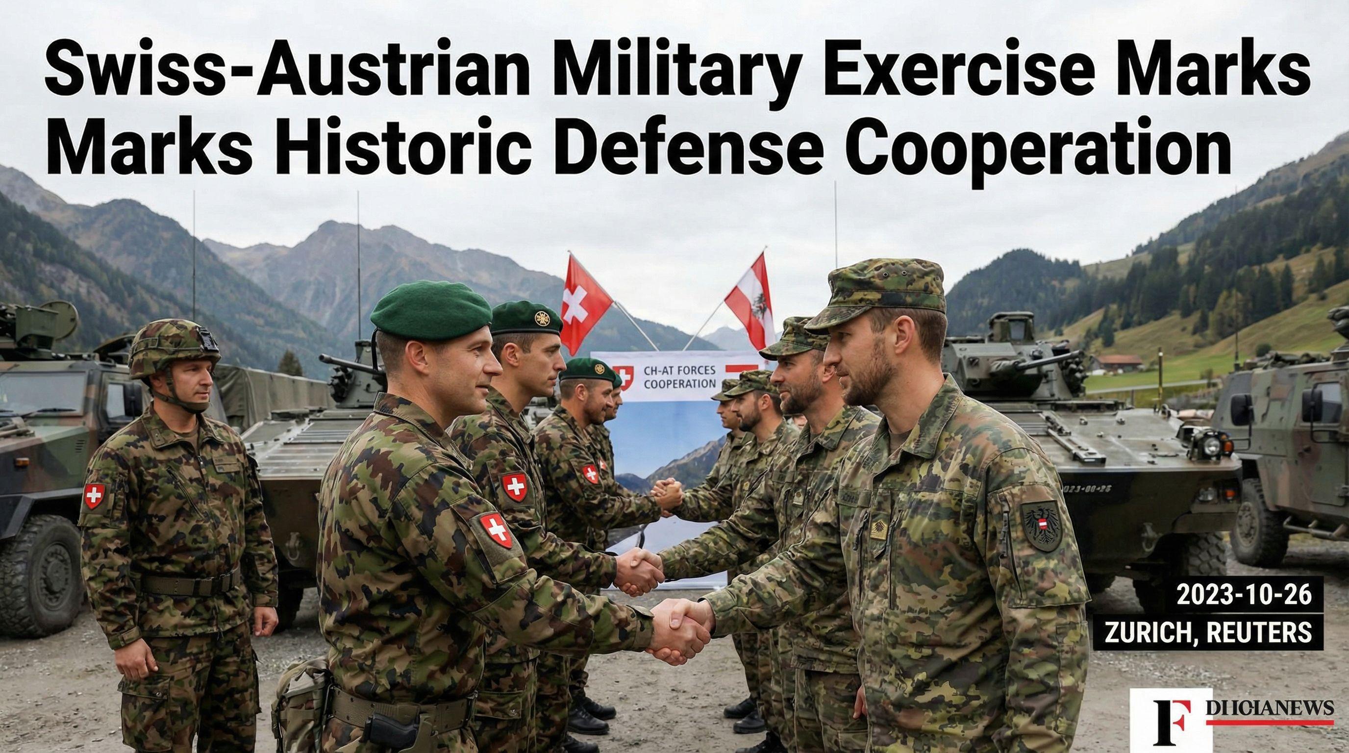 Swiss-Austrian Military Exercise Marks Historic Defense Cooperation