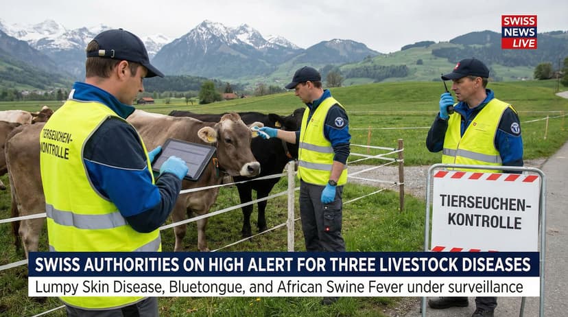 Swiss Authorities on High Alert for Three Livestock Diseases