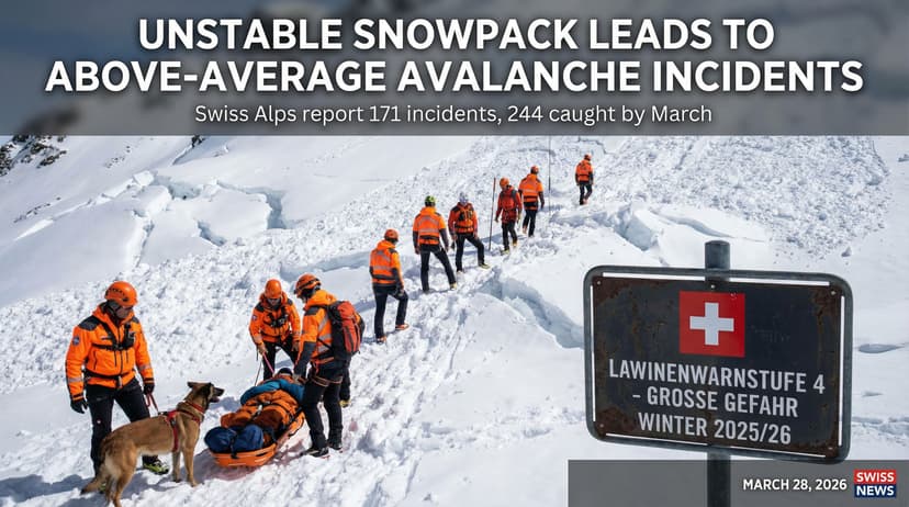 Unstable Snowpack Leads to Above-Average Avalanche Incidents This Winter