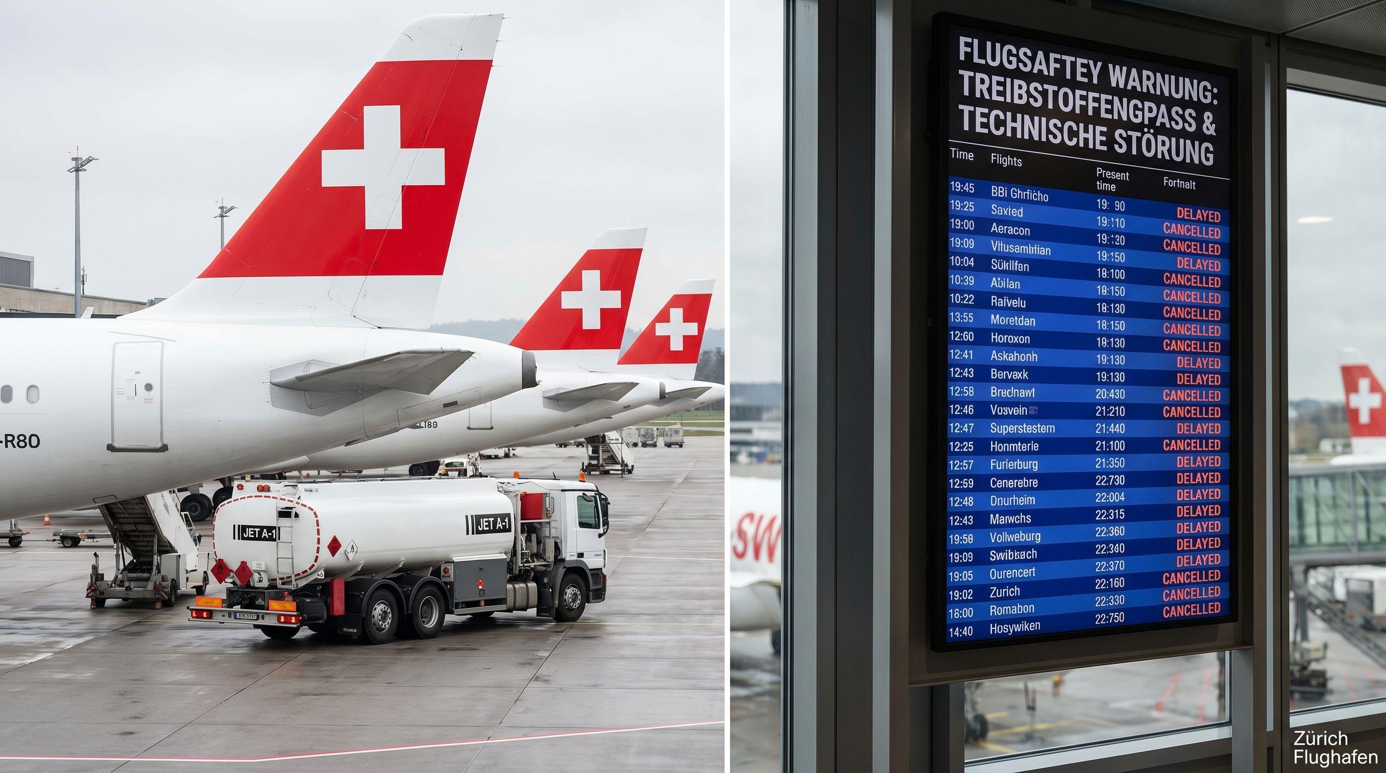 Swiss Aviation Faces Dual Threat: Fuel Shortages and Airport Glitches