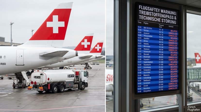 Swiss Aviation Faces Dual Threat: Fuel Shortages and Airport Glitches