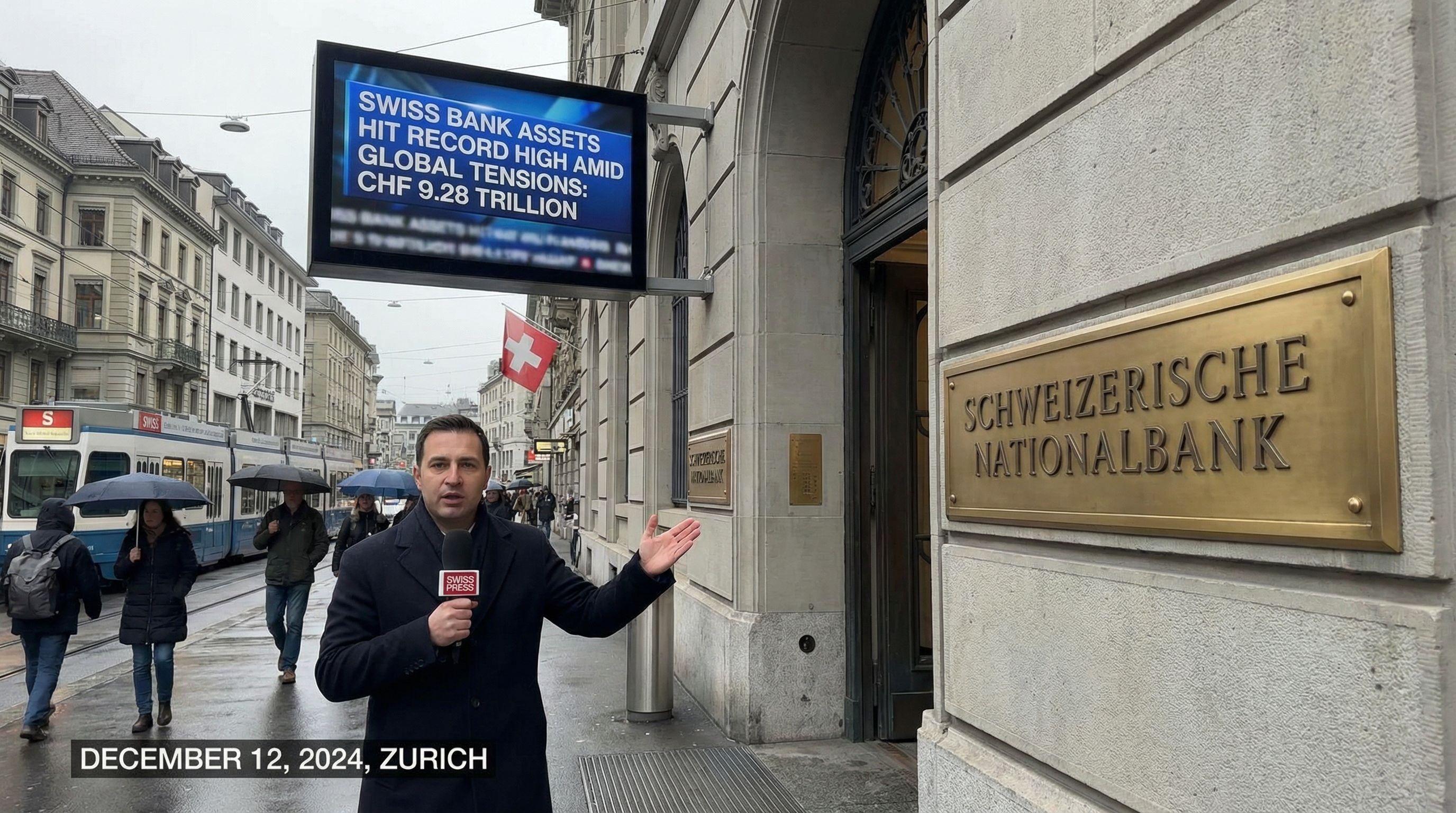 Swiss Bank Assets Hit Record High Amid Global Tensions