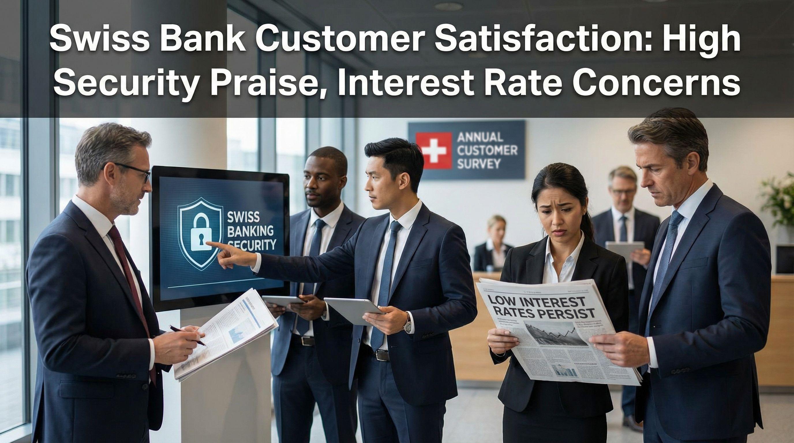 Swiss Bank Customer Satisfaction: High Security Praise, Interest Rate Concerns