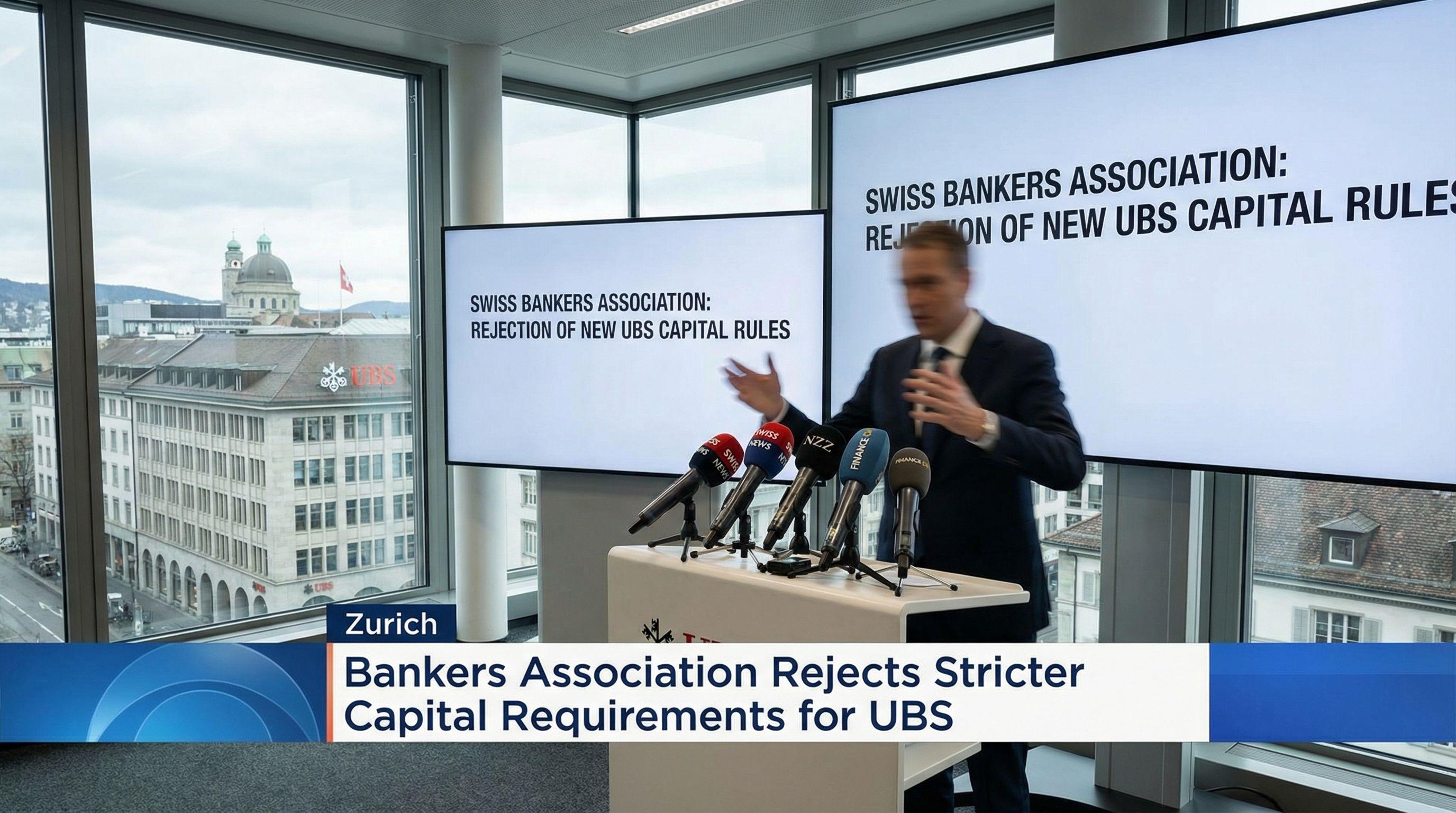 Bankers Association Rejects Stricter Capital Requirements for UBS
