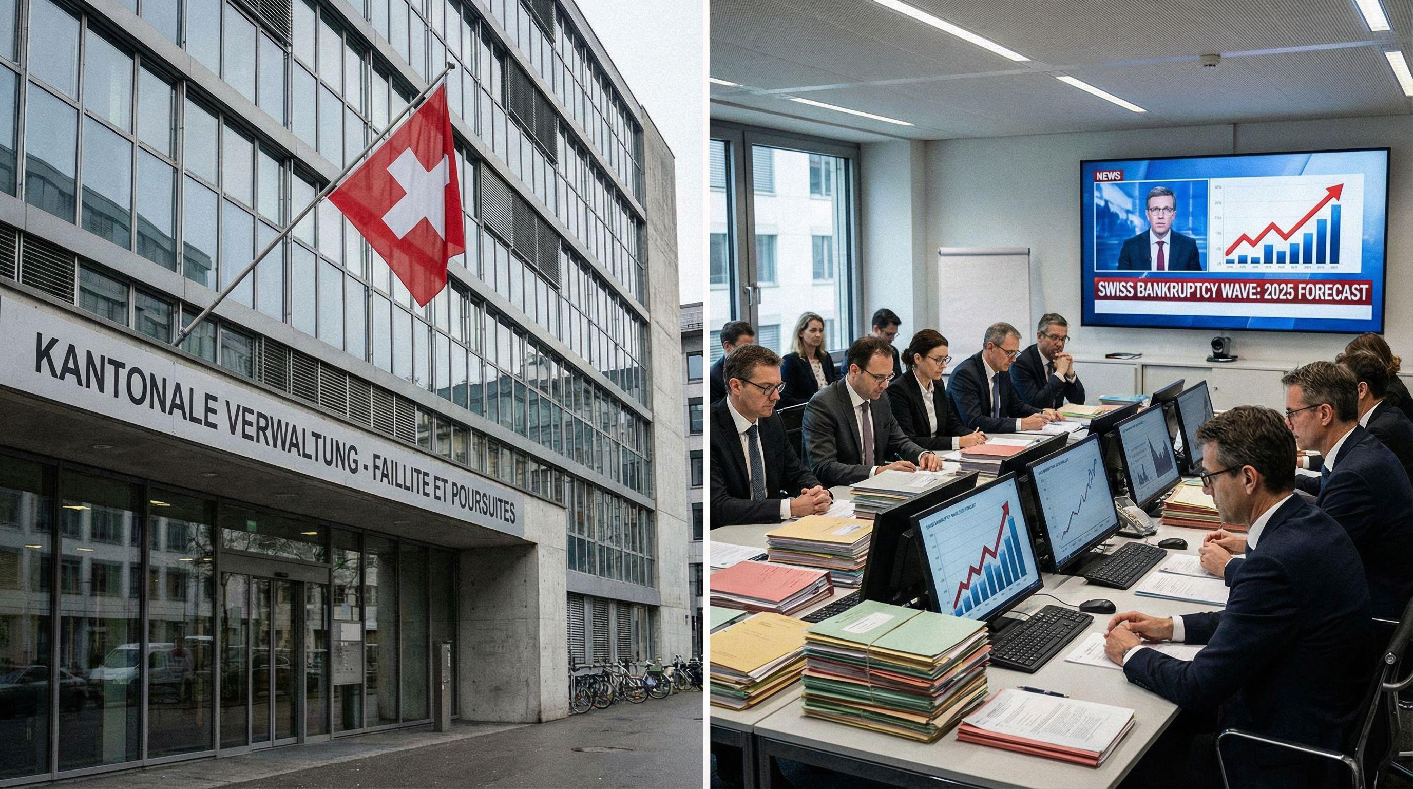 Swiss Bankruptcy Wave: Cantons Prepare for Sharp Rise in 2025