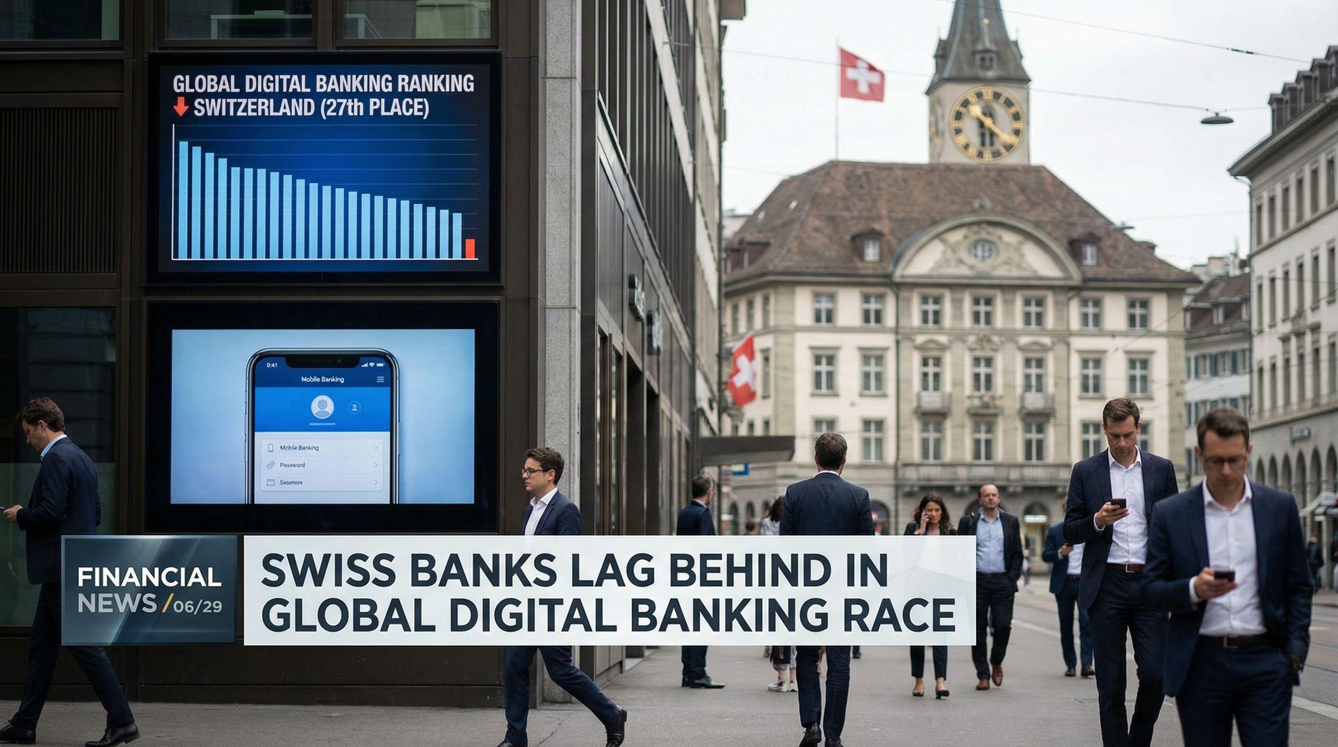 Swiss Banks Lag Behind in Global Digital Banking Race
