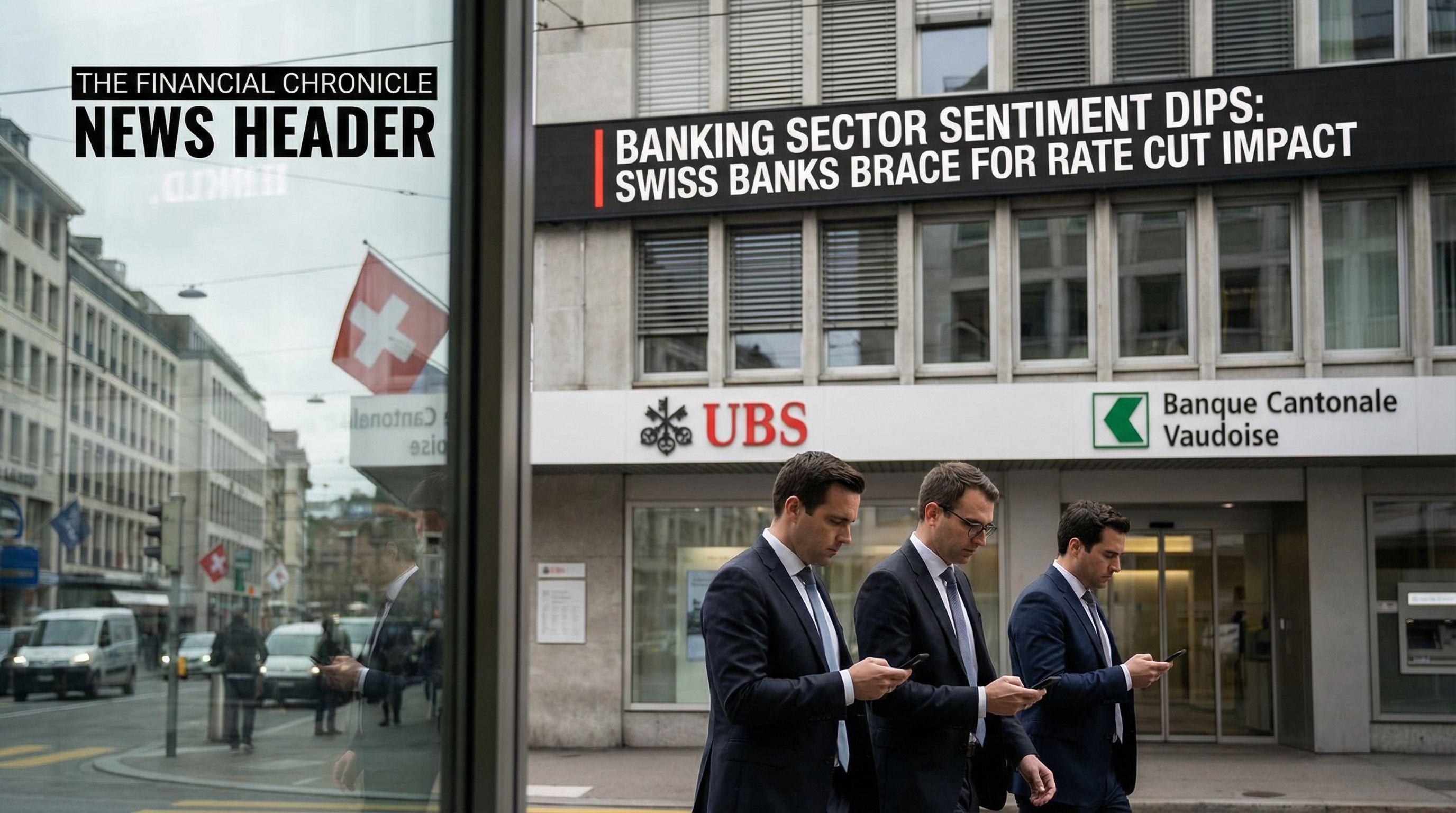 Banking Sector Sentiment Dips as Swiss Banks Brace for Lower Interest Rate Impact