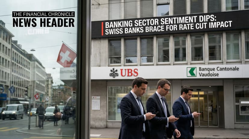 Banking Sector Sentiment Dips as Swiss Banks Brace for Lower Interest Rate Impact