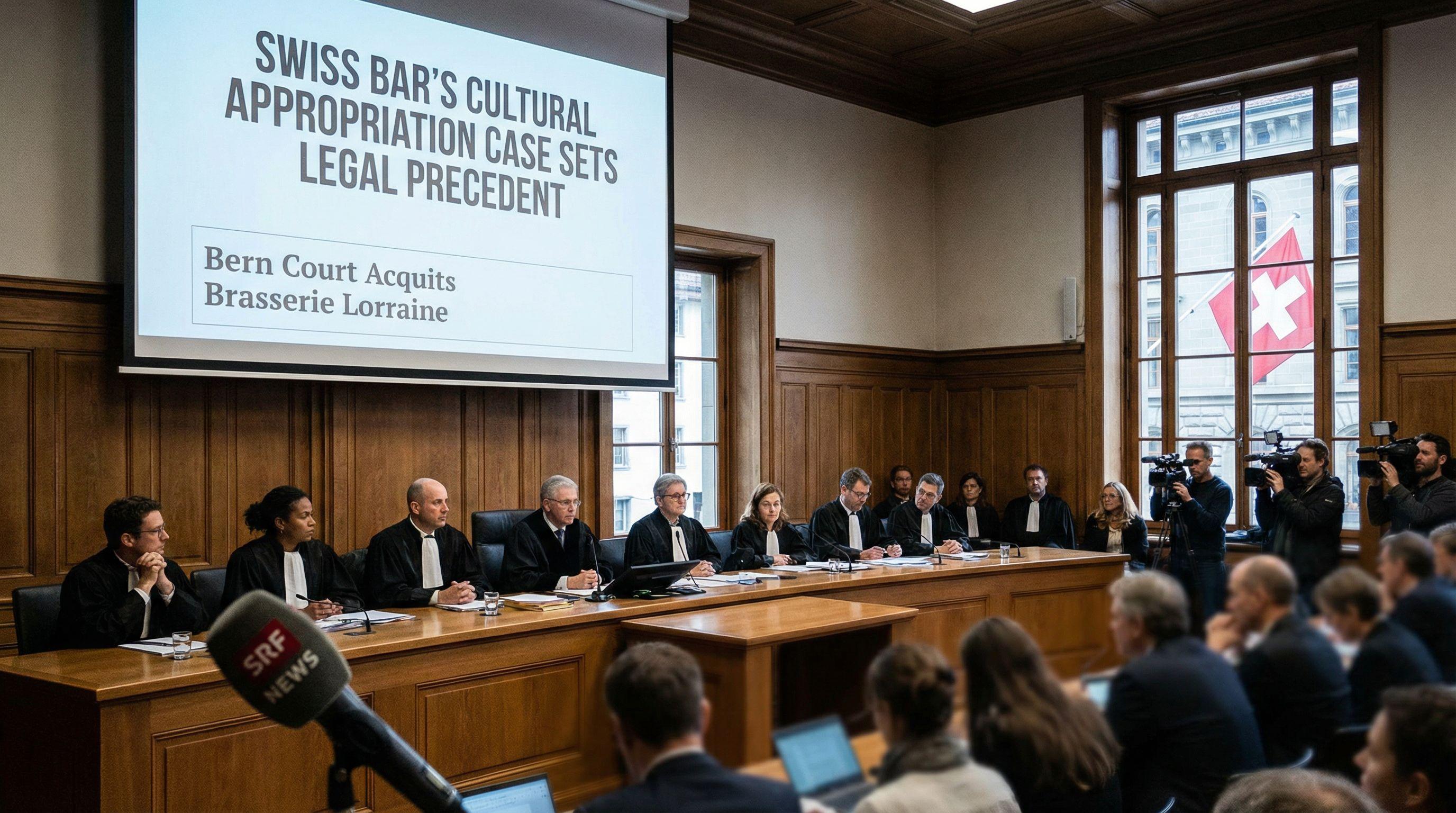 Swiss Bar's Cultural Appropriation Case Sets Legal Precedent