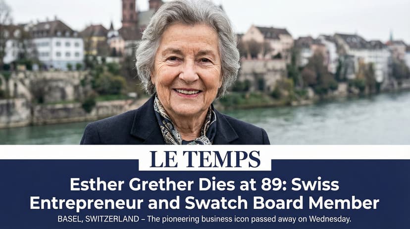 Swiss Billionaire Esther Grether Dies at 89