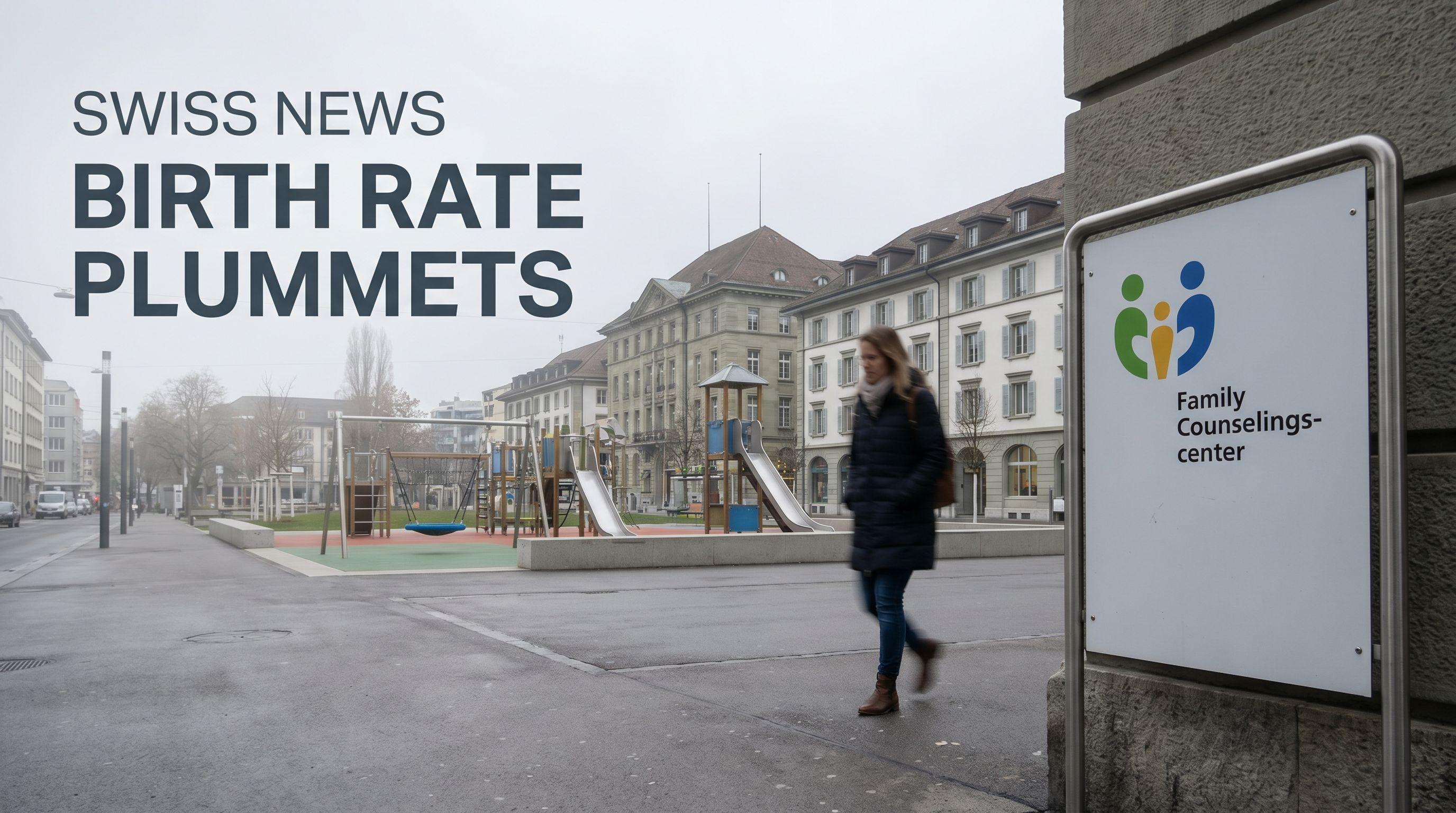 Swiss Birth Rate Plummets to All-Time Low, Driven by Childlessness and Smaller Families