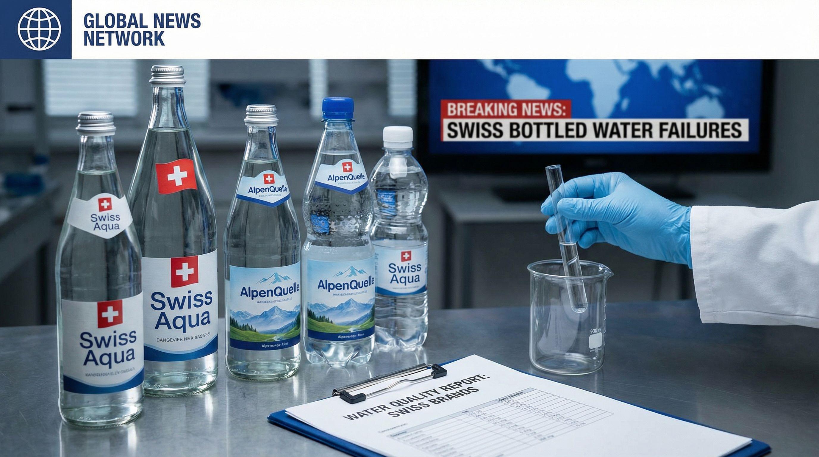 Swiss bottled water brands fail pollution safety tests