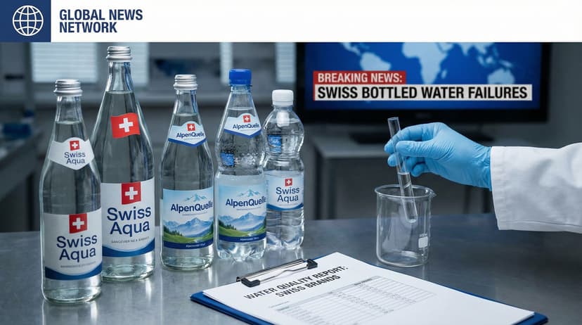 Swiss bottled water brands fail pollution safety tests