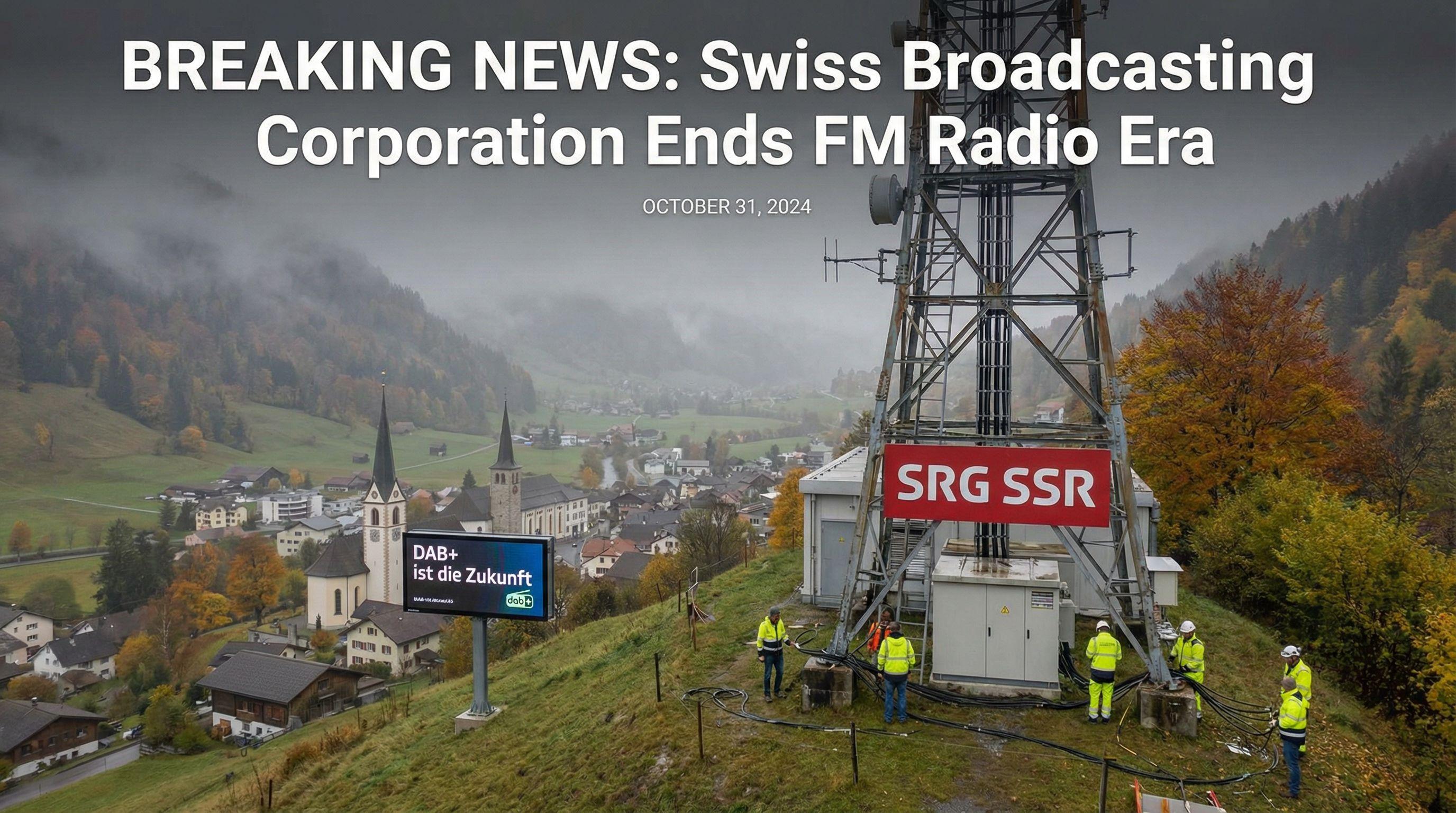 Swiss Broadcasting Corporation Ends FM Radio Era