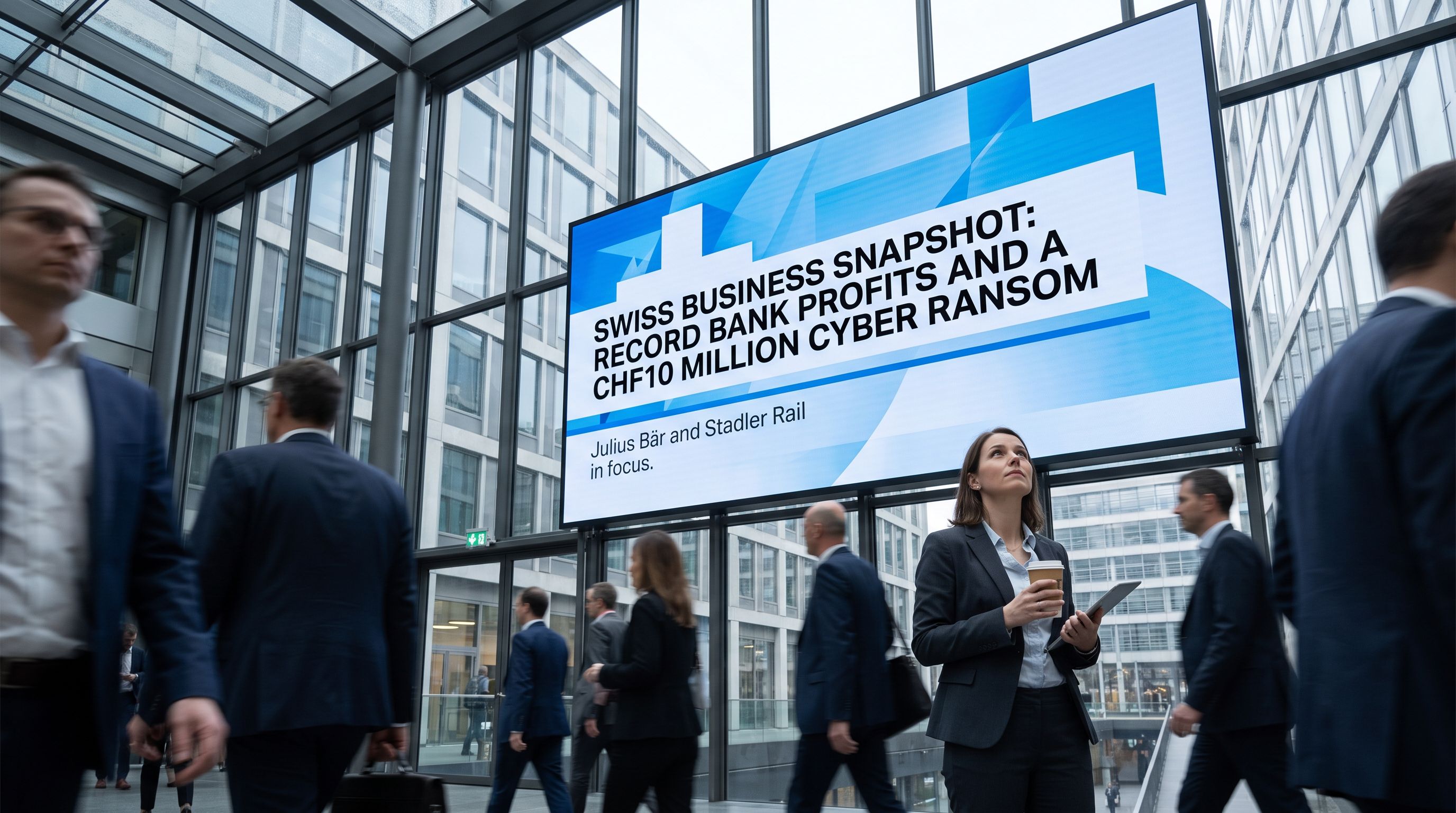 Swiss Business Snapshot: Record Bank Profits and a CHF10 Million Cyber Ransom