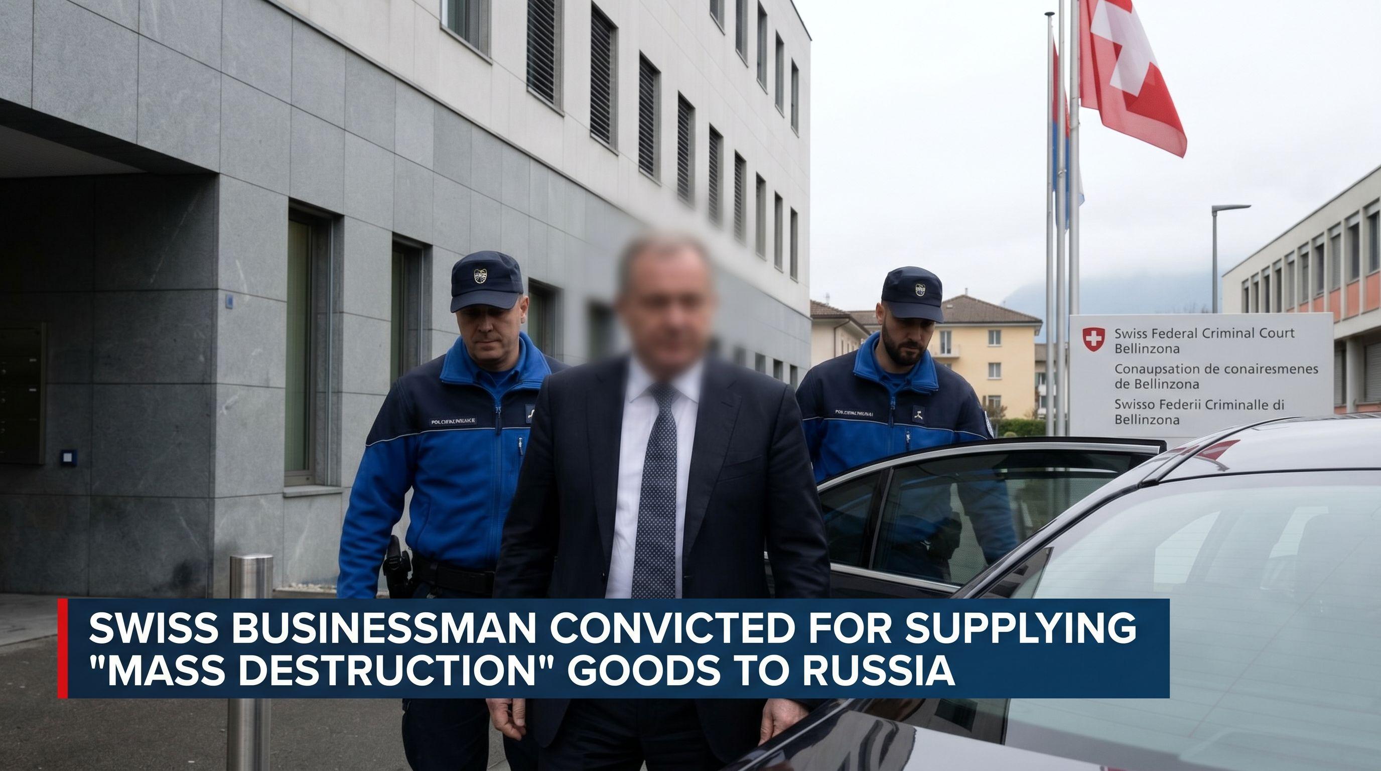 Swiss Businessman Convicted for Supplying 'Mass Destruction' Goods to Russia