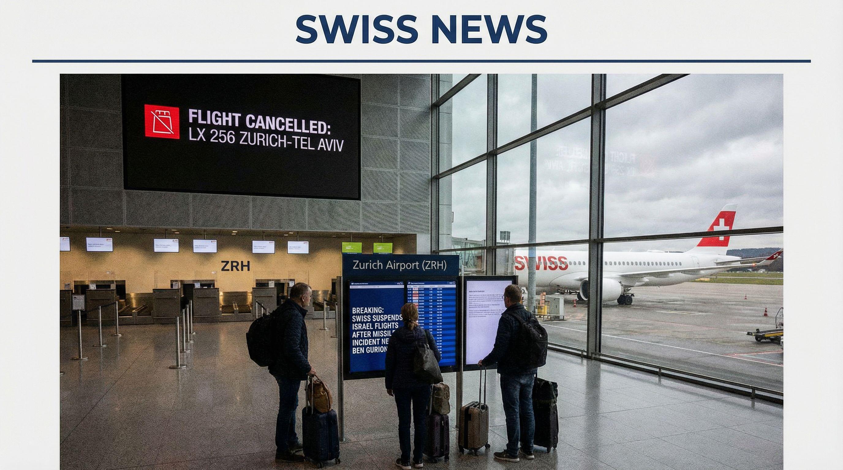 SWISS Cancels Tel Aviv Flight Following Missile Attack