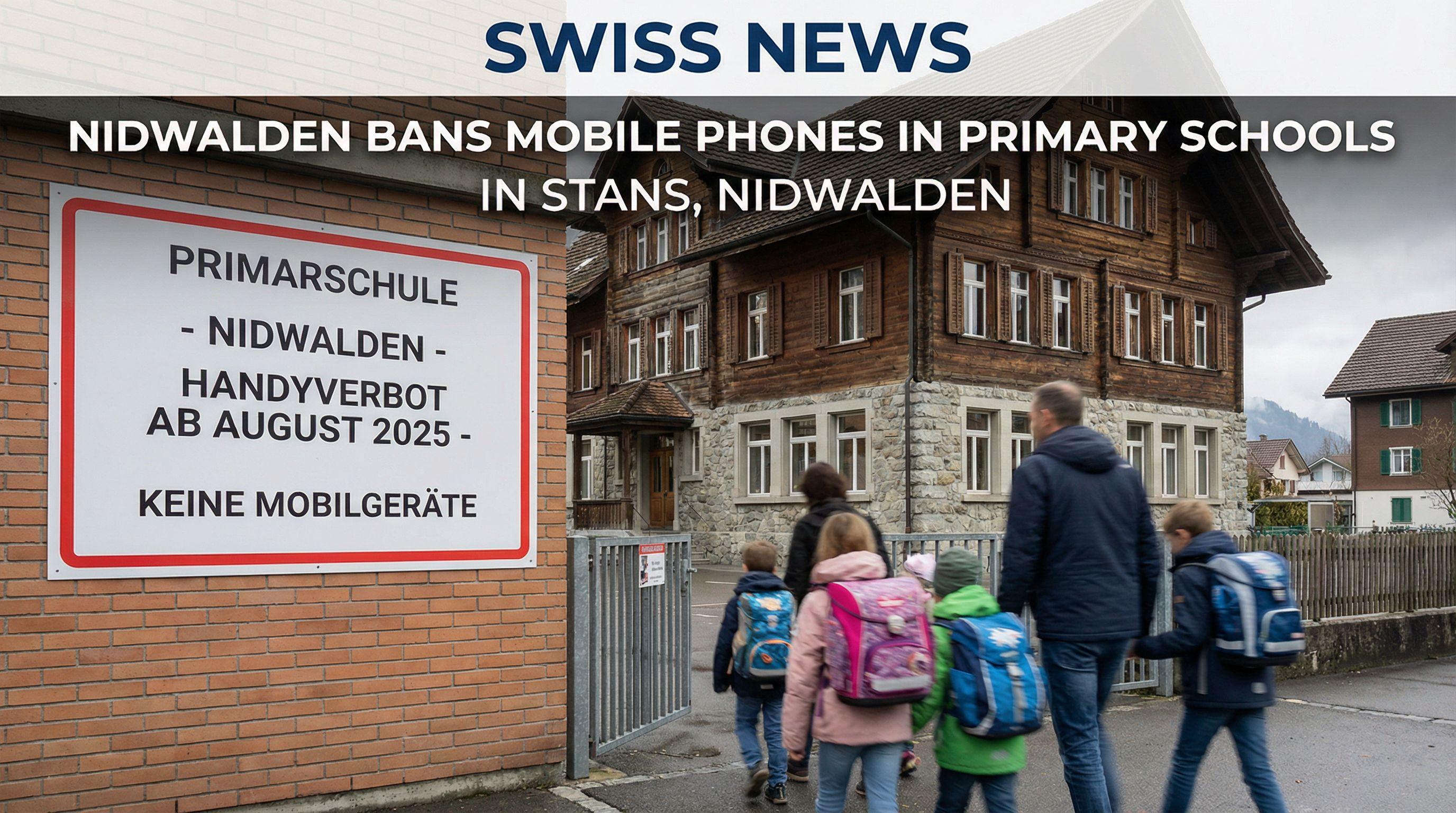 Swiss Canton Nidwalden Bans Mobile Phones in Primary Schools