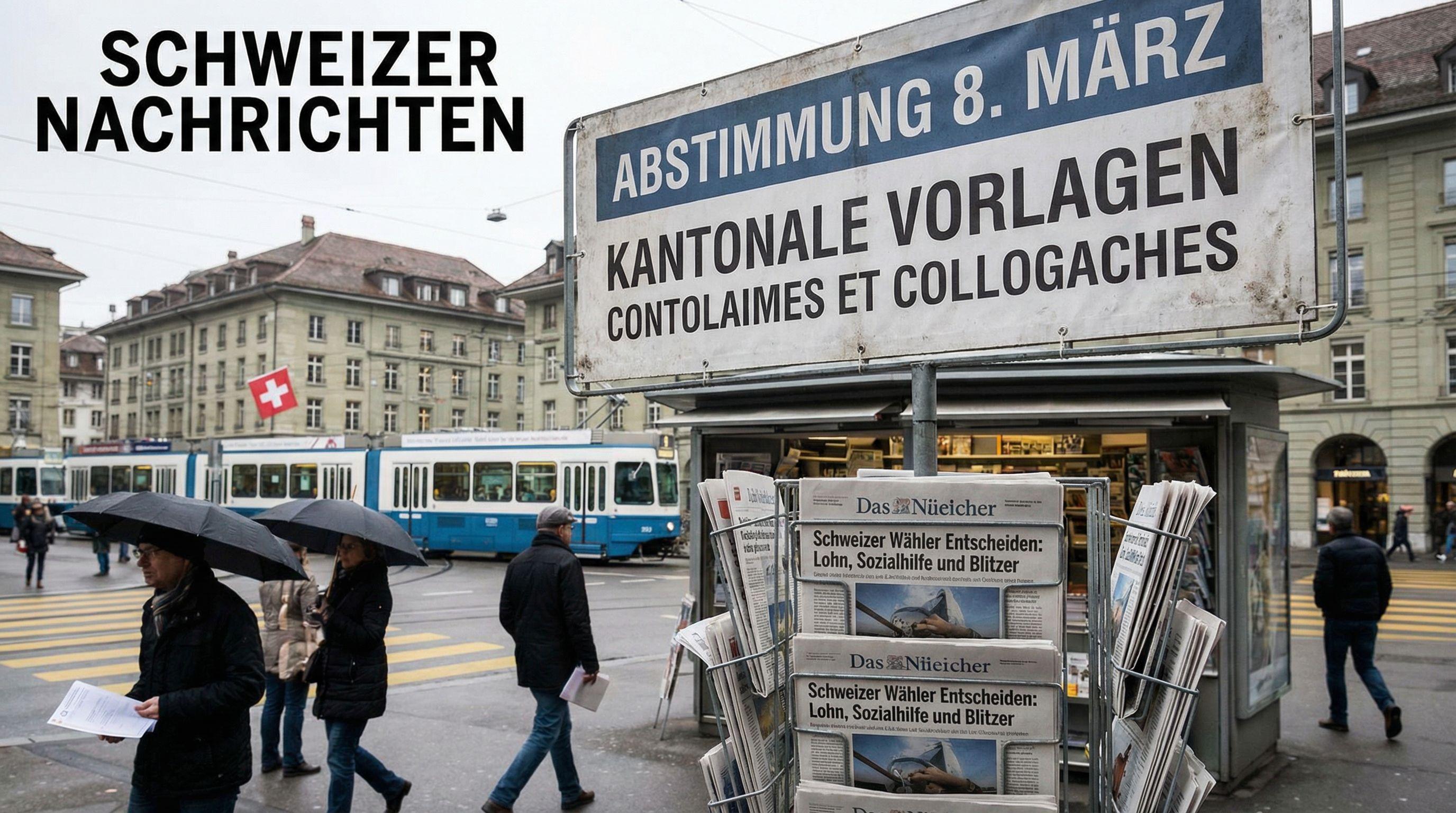 Upcoming Cantonal Votes to Tackle Wages, Welfare and Speed Cameras