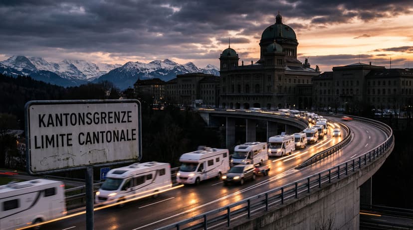 Swiss Cantons Given Autonomy Over Traveller Transit Sites