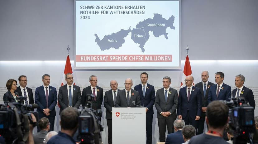 Swiss Cantons Receive Emergency Funding for 2024 Weather Damage