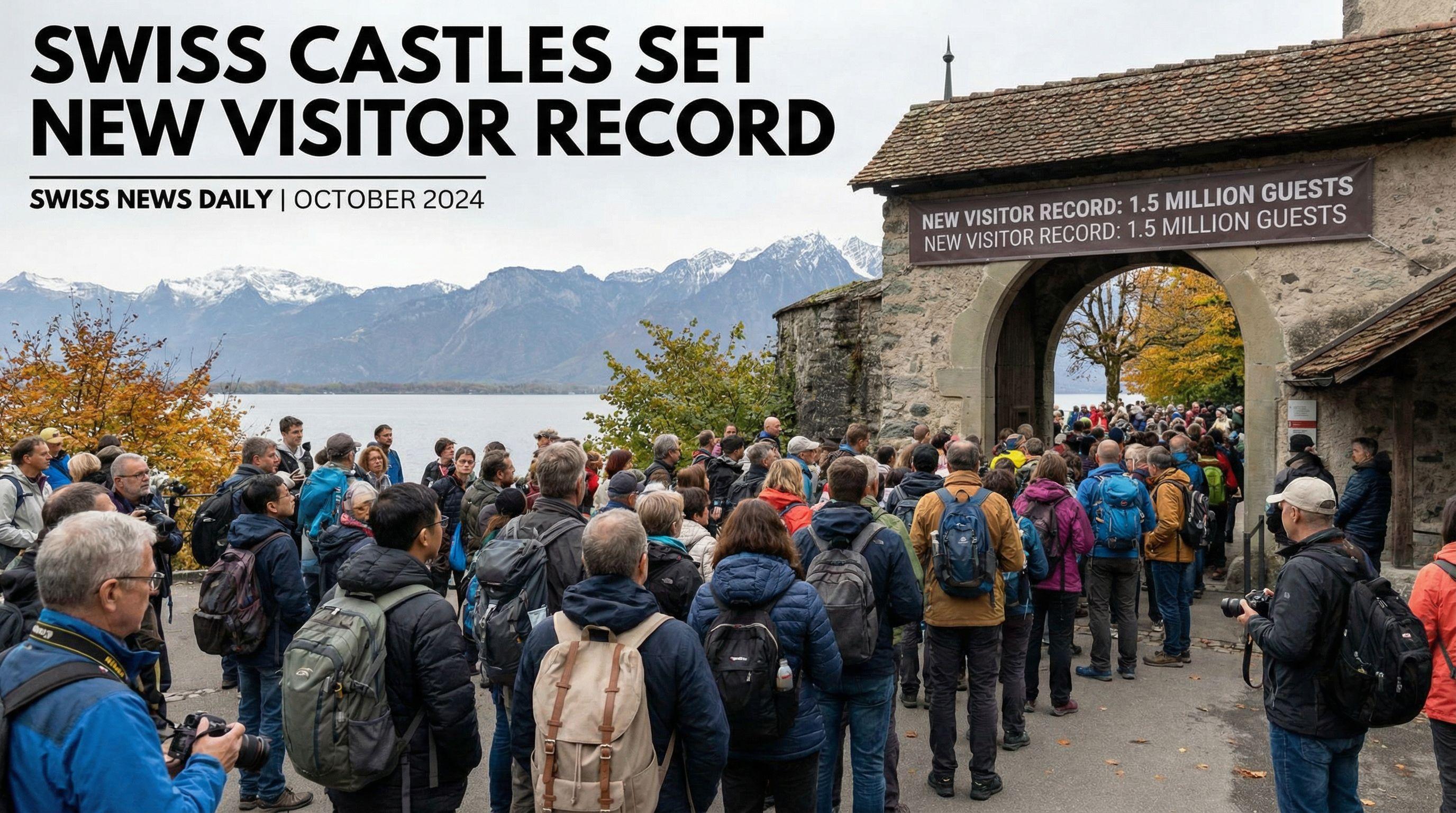Swiss Castles Set New Visitor Record with 1.5 Million Guests
