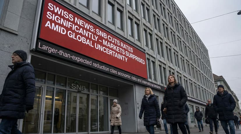 Swiss central bank surprises markets with significant rate cut