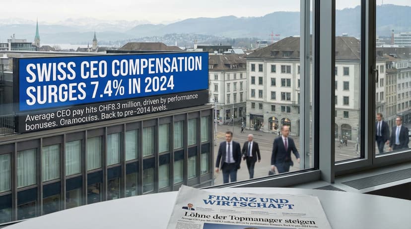 Swiss CEO Compensation Surges 7.4% in 2024