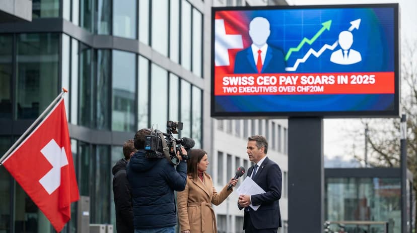 Swiss CEO Pay Soars in 2025, with Two Executives Earning Over CHF20 Million
