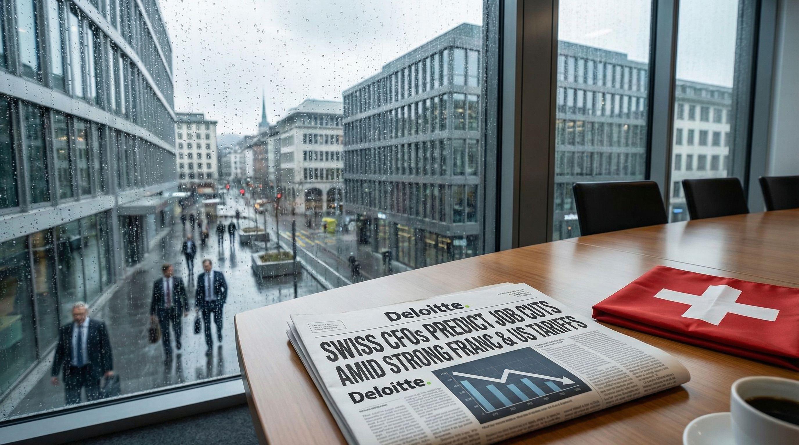Swiss CFOs Predict Job Cuts Amid Strong Franc and US Tariffs