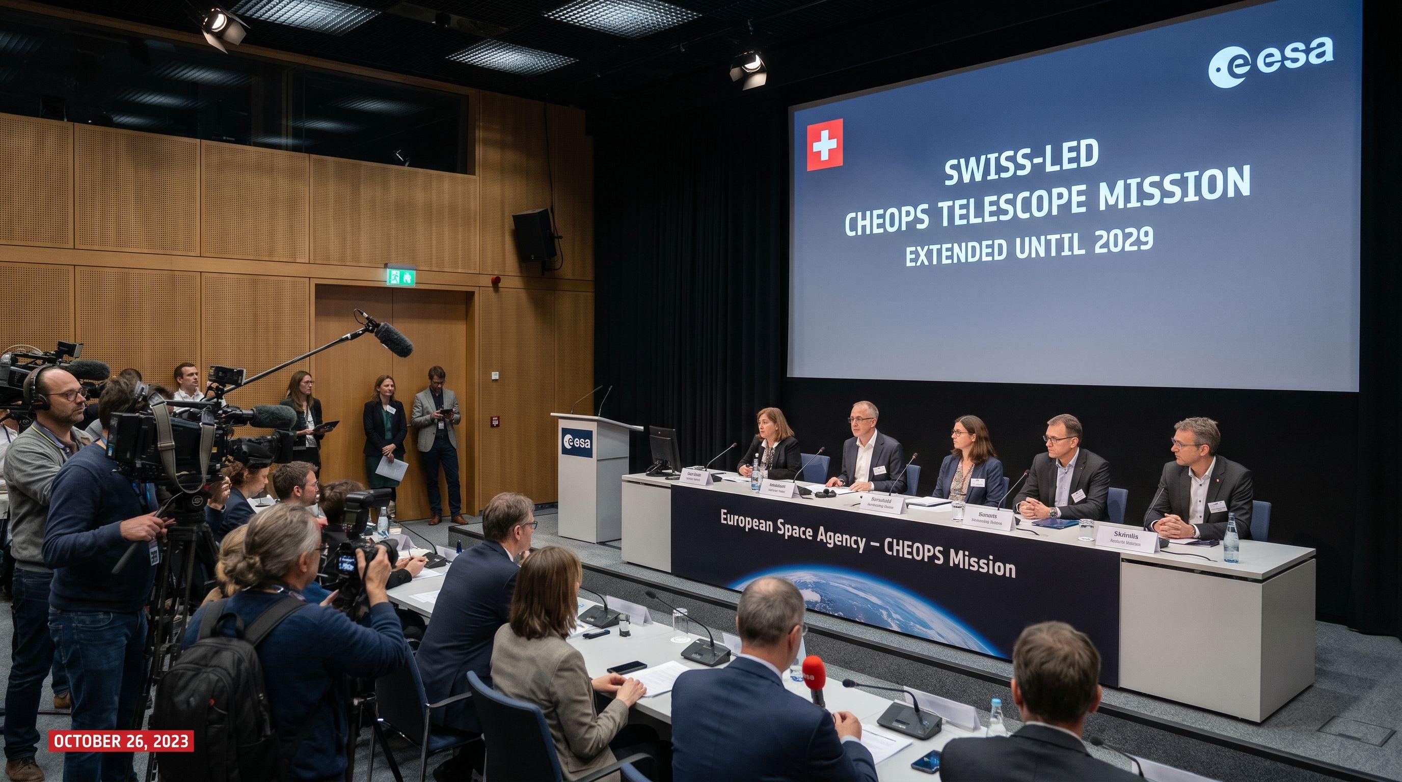 Swiss-Led CHEOPS Telescope Mission Extended Until 2029