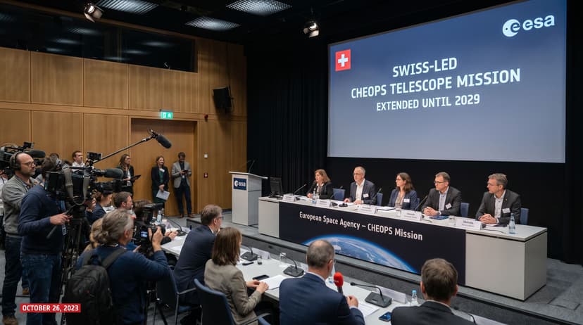 Swiss-Led CHEOPS Telescope Mission Extended Until 2029