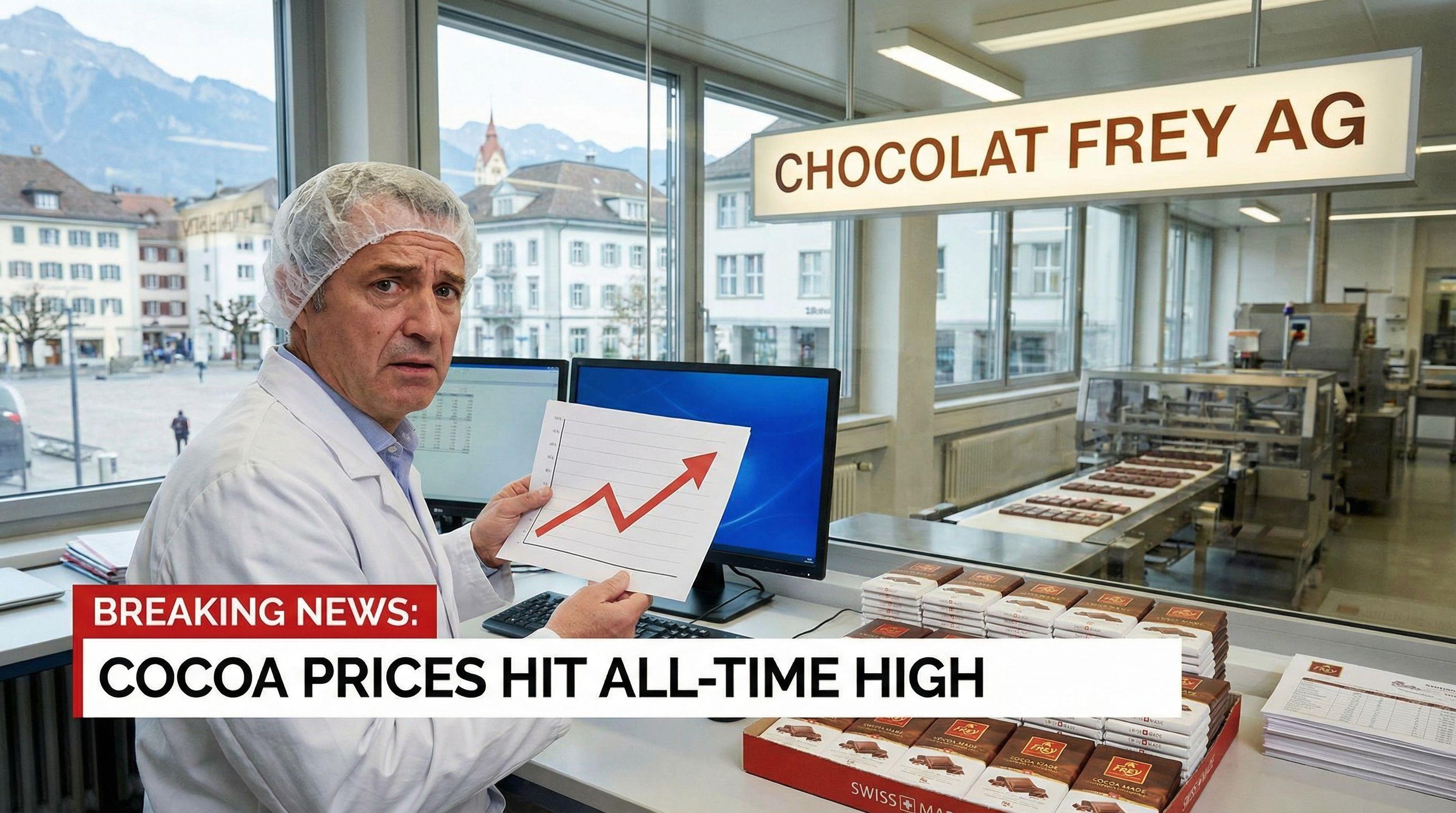 Swiss Chocolate Industry Grapples with Record Cocoa Prices