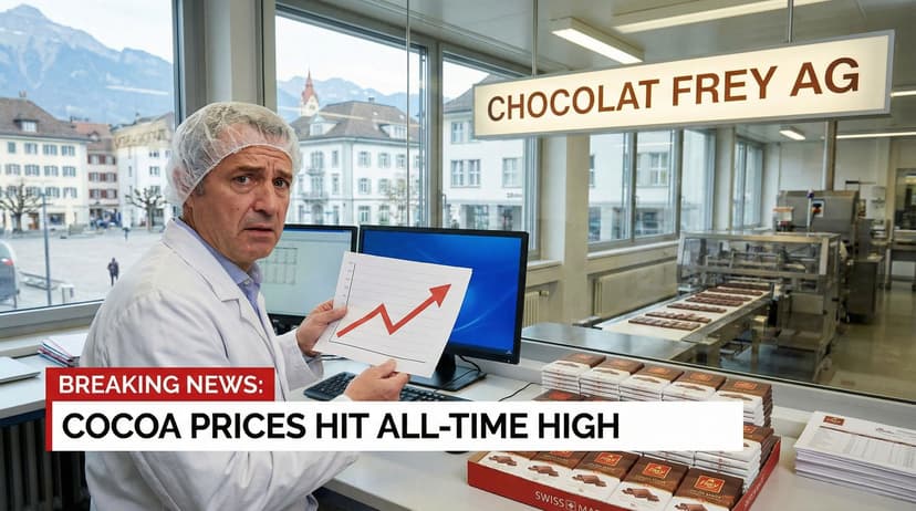 Swiss Chocolate Industry Grapples with Record Cocoa Prices