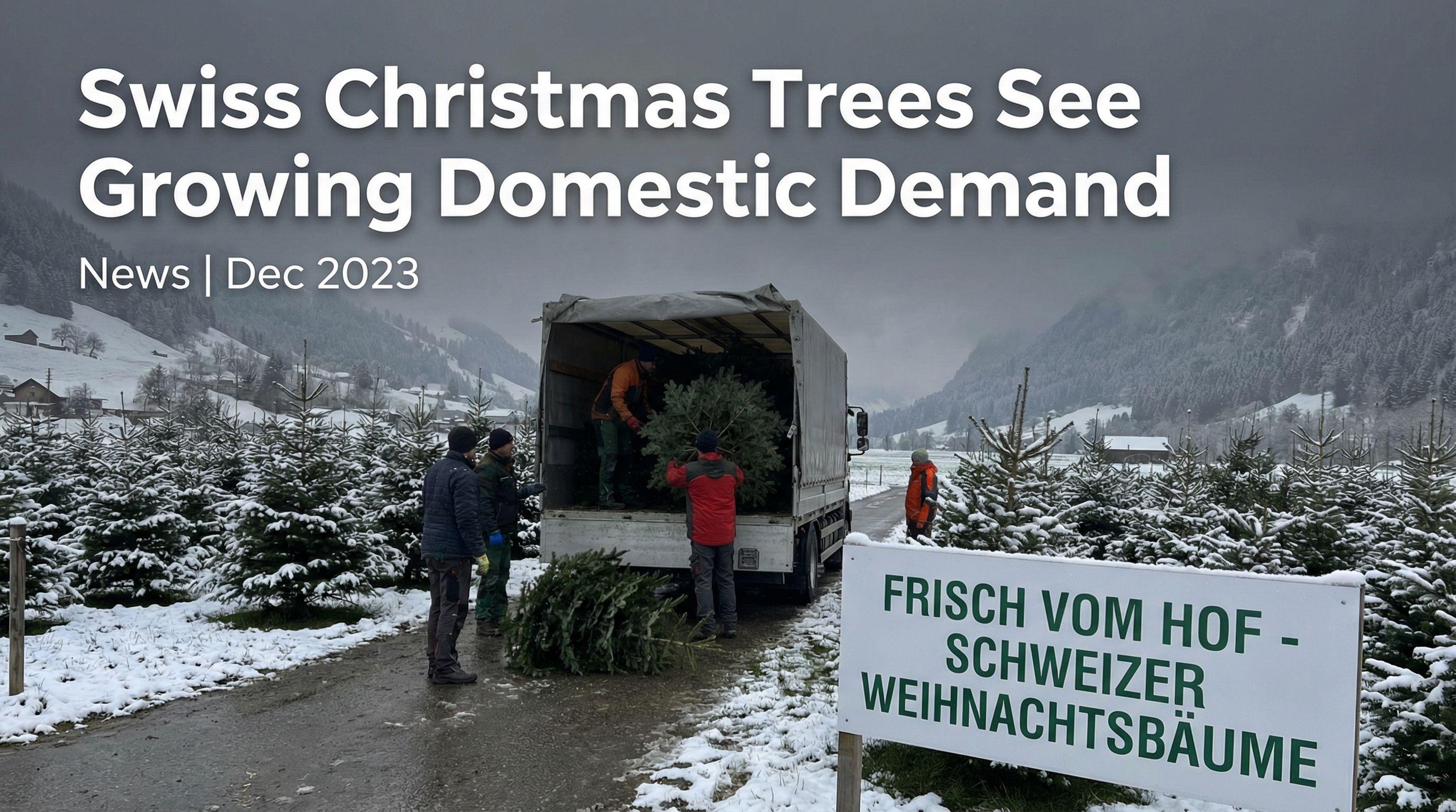 Swiss Christmas Trees See Growing Domestic Demand