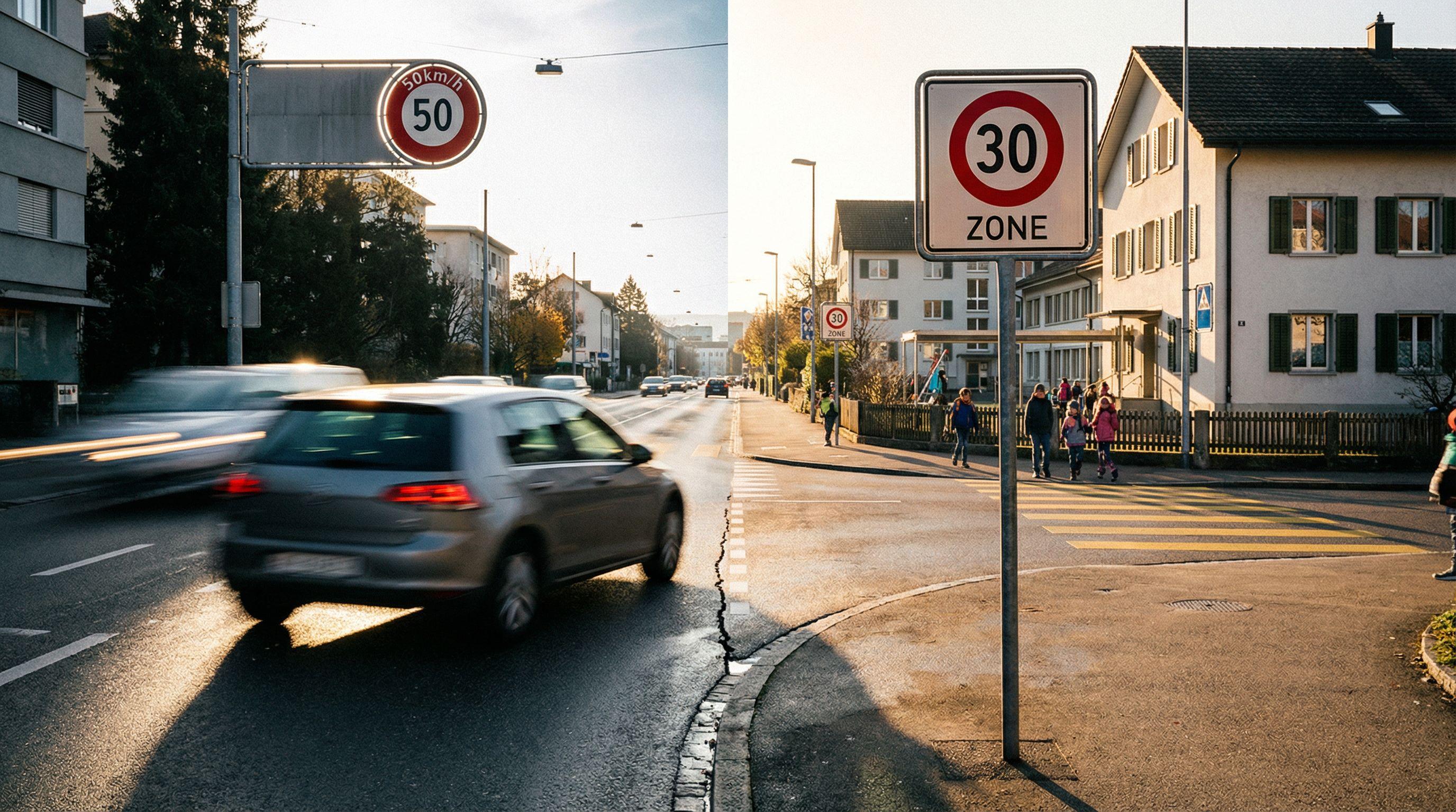 Swiss Cities Divided Over Urban Speed Limits